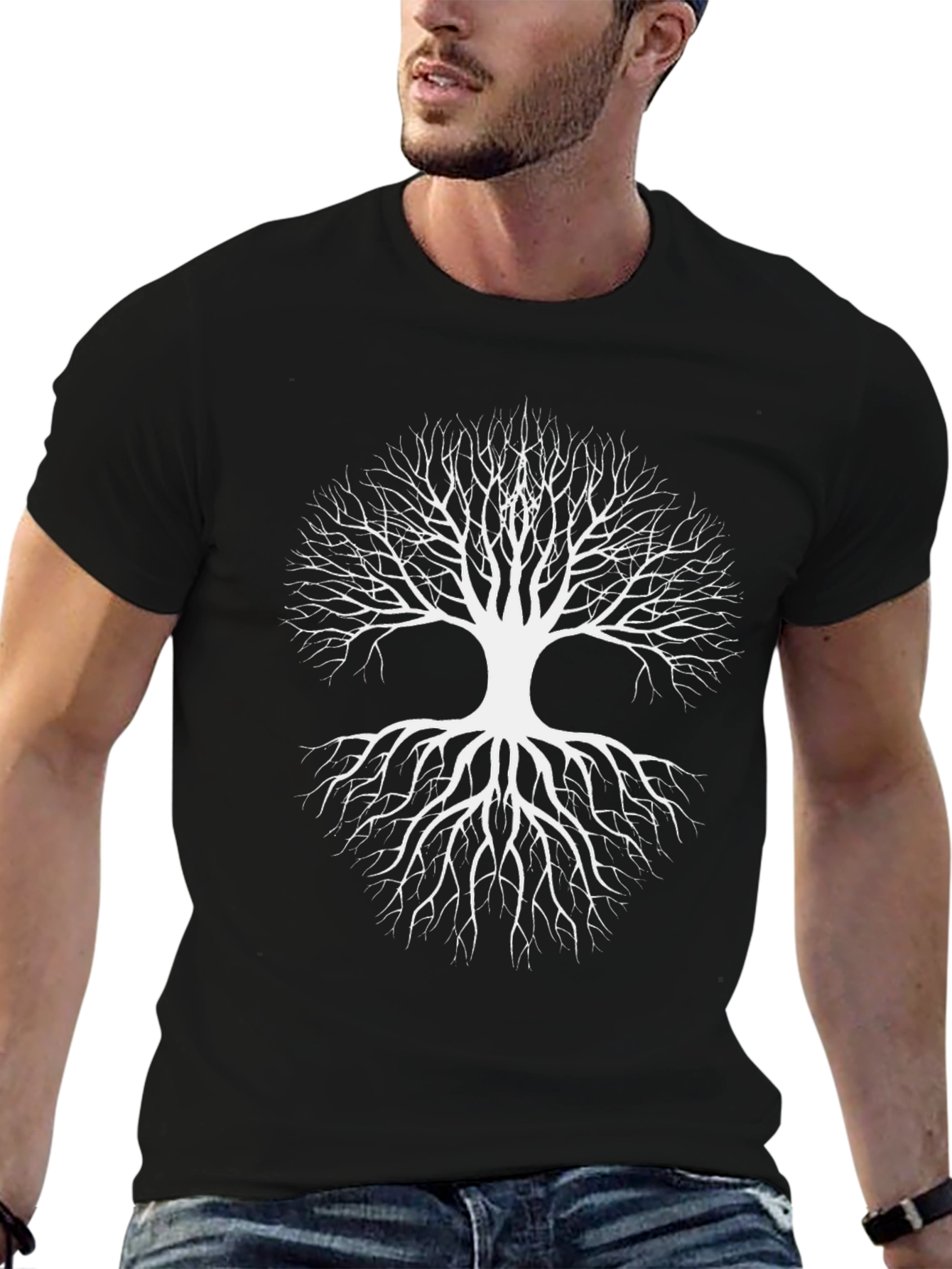 Tree of Life Black Graphic T-Shirt
