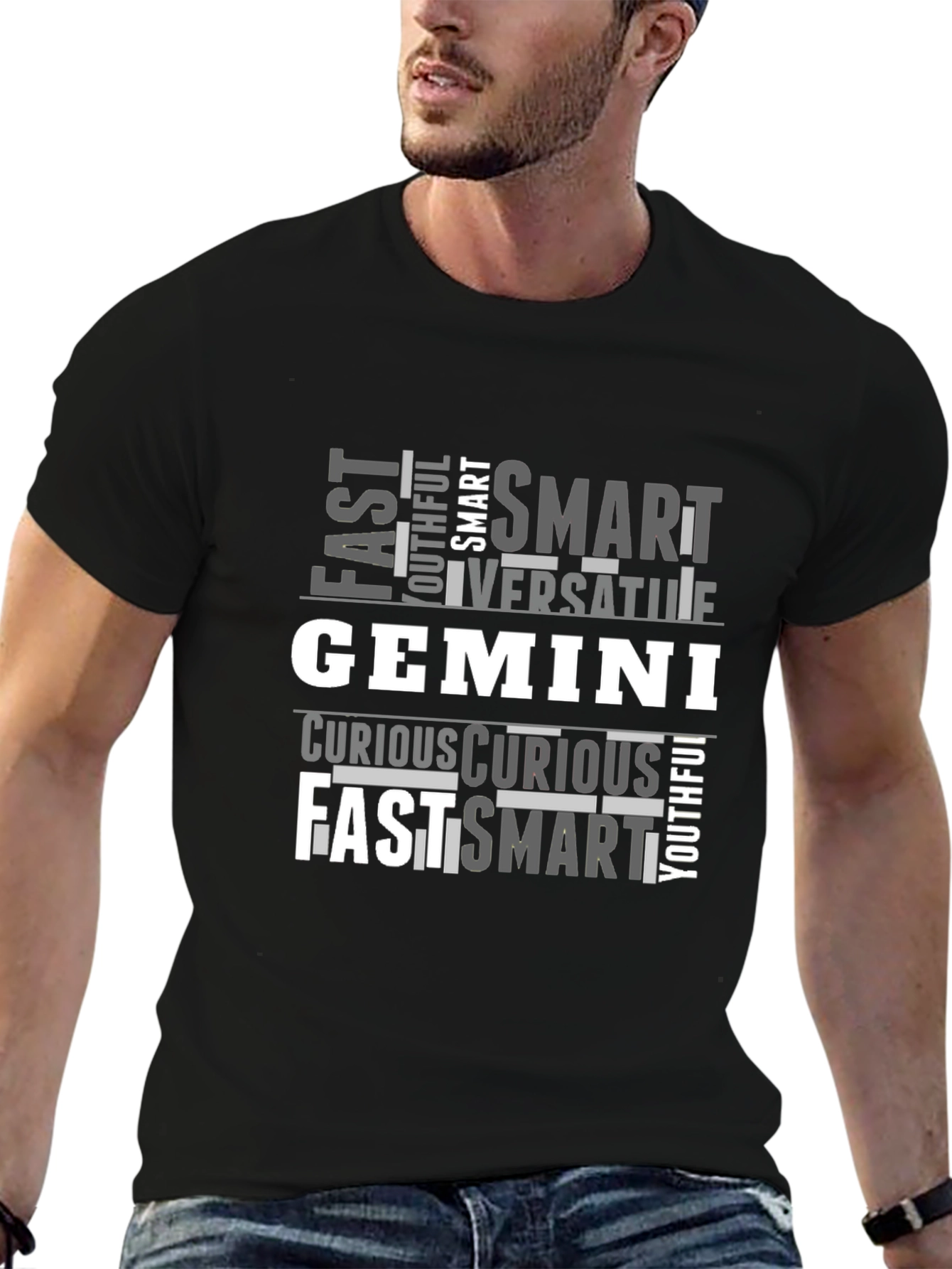 Gemini Zodiac T-Shirt - Fast Smart Versatile Design