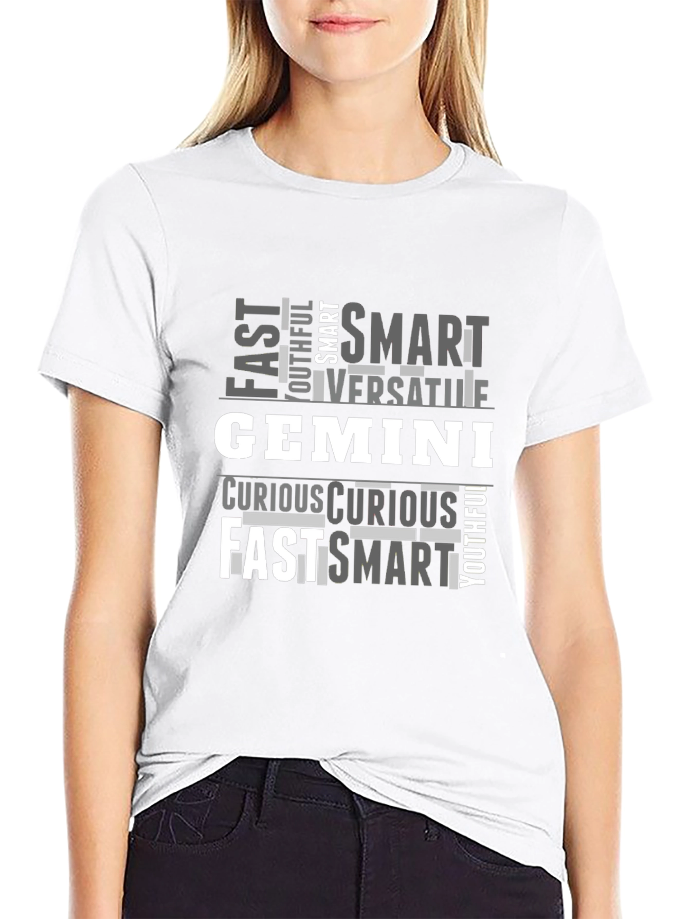 Gemini Zodiac T-Shirt - Fast Smart Versatile Design