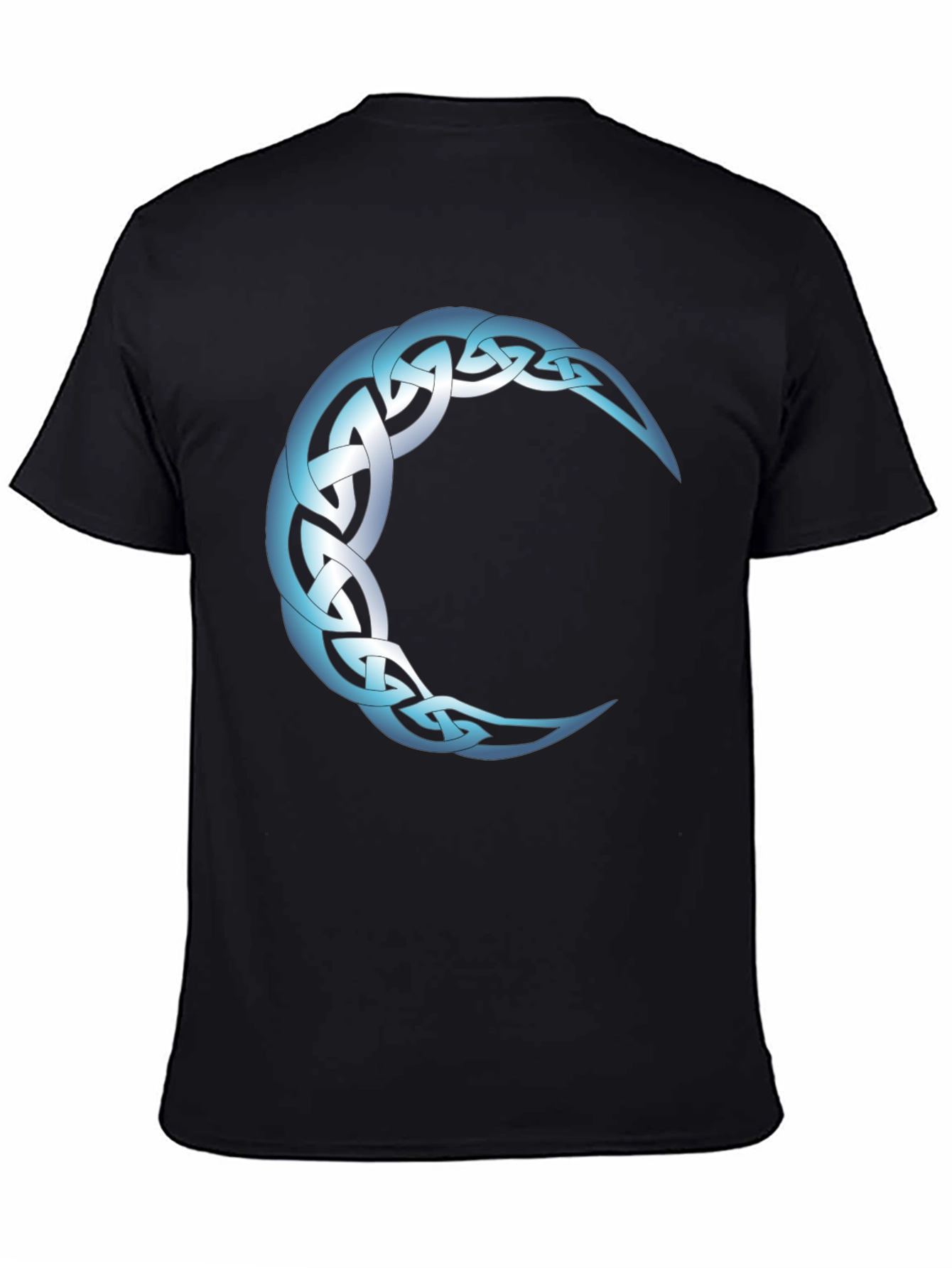 Celtic Moon Knot T-Shirt - Black