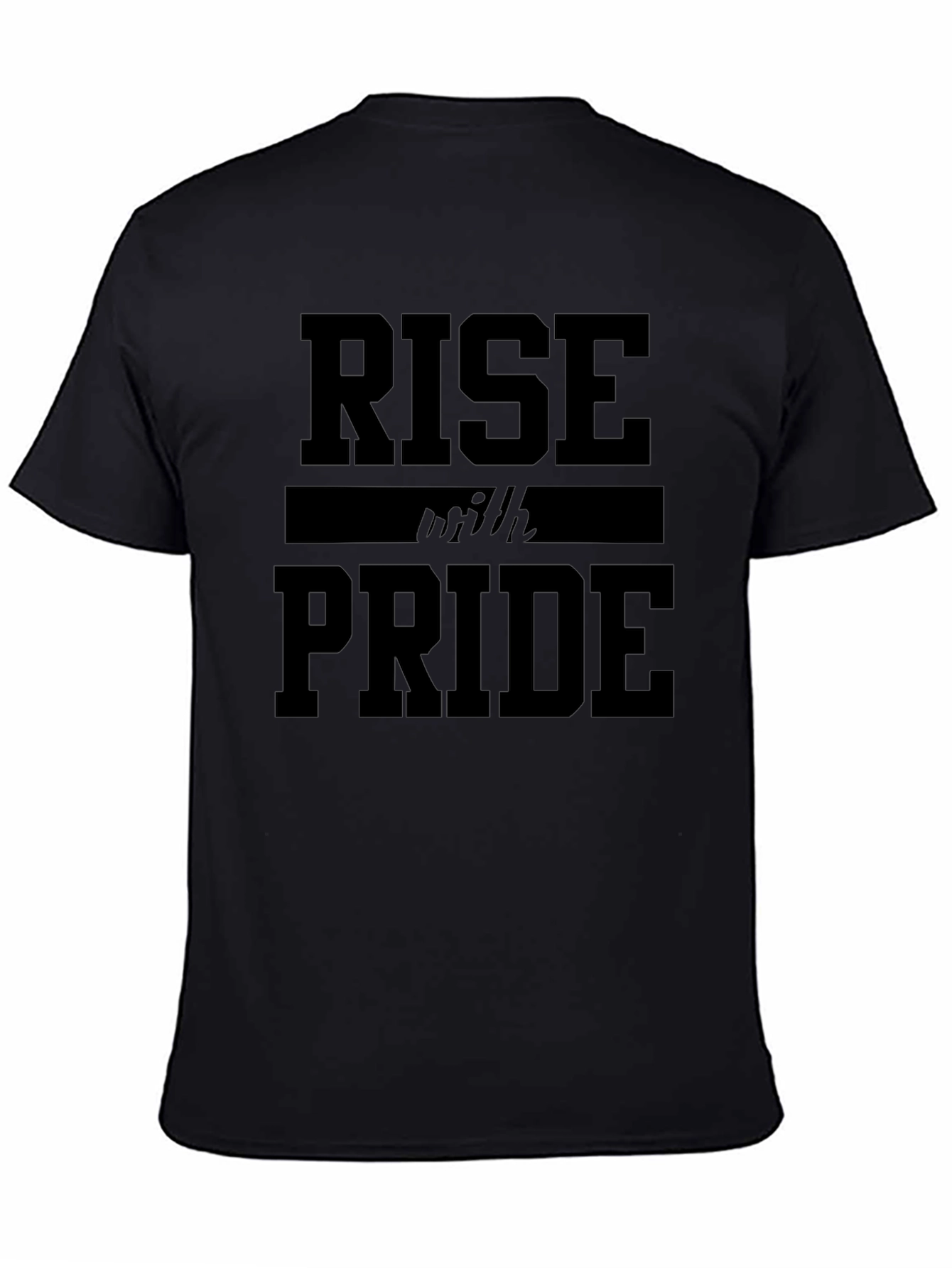 Rise With Pride Graphic T-Shirt - Black