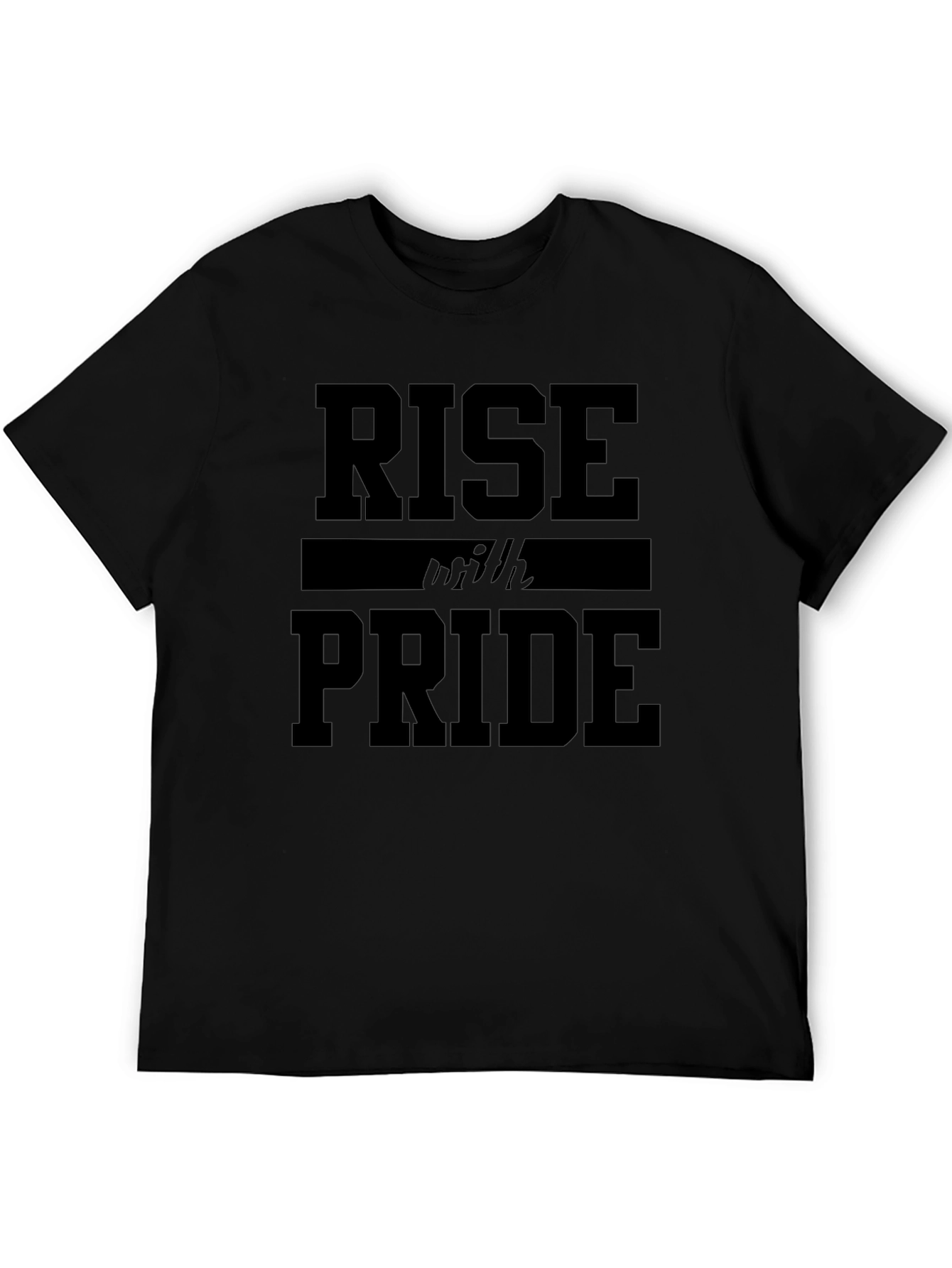 Rise With Pride Graphic T-Shirt - Black