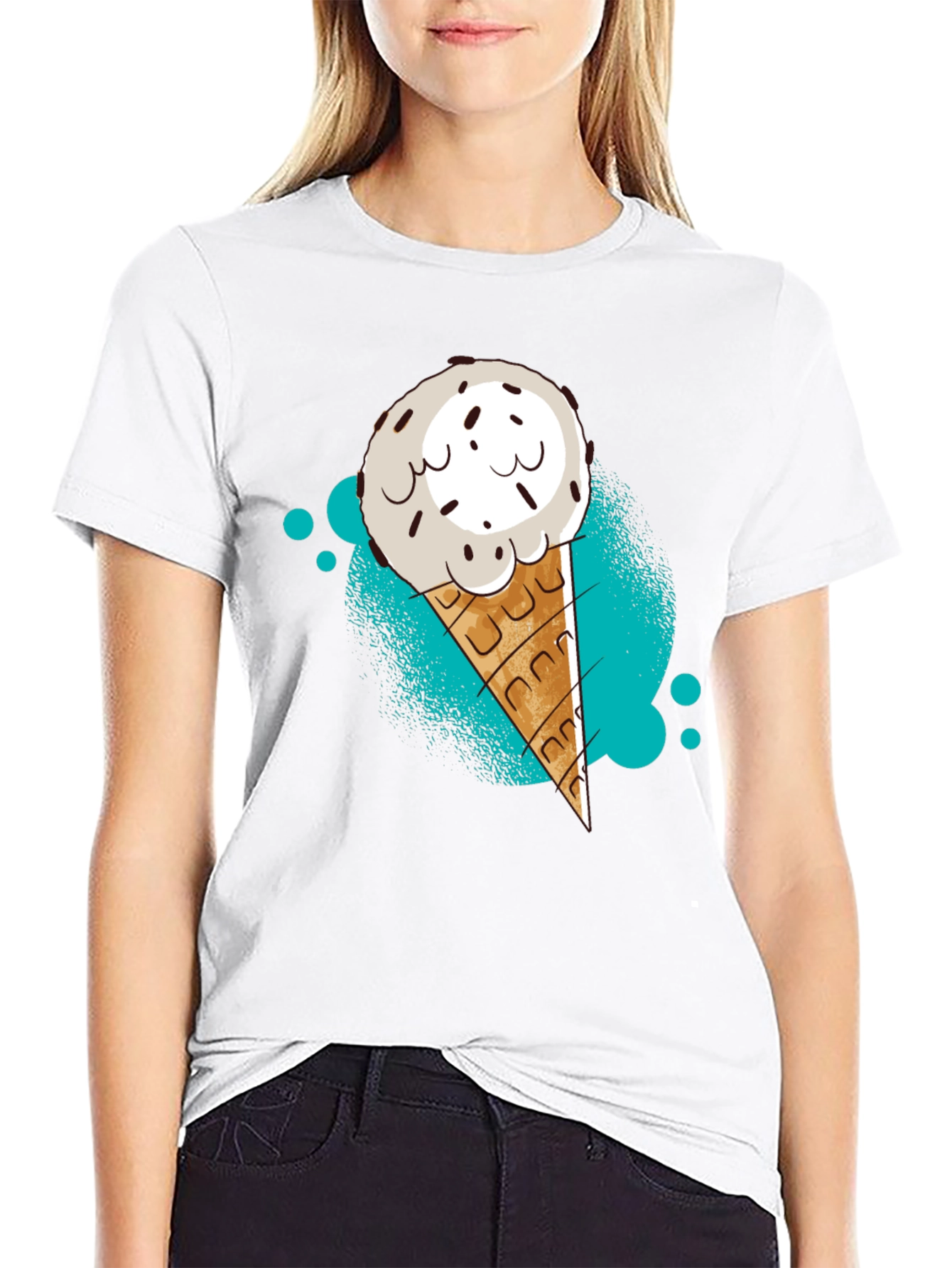 Ice Cream Graphic Tee - Cool Comfort
