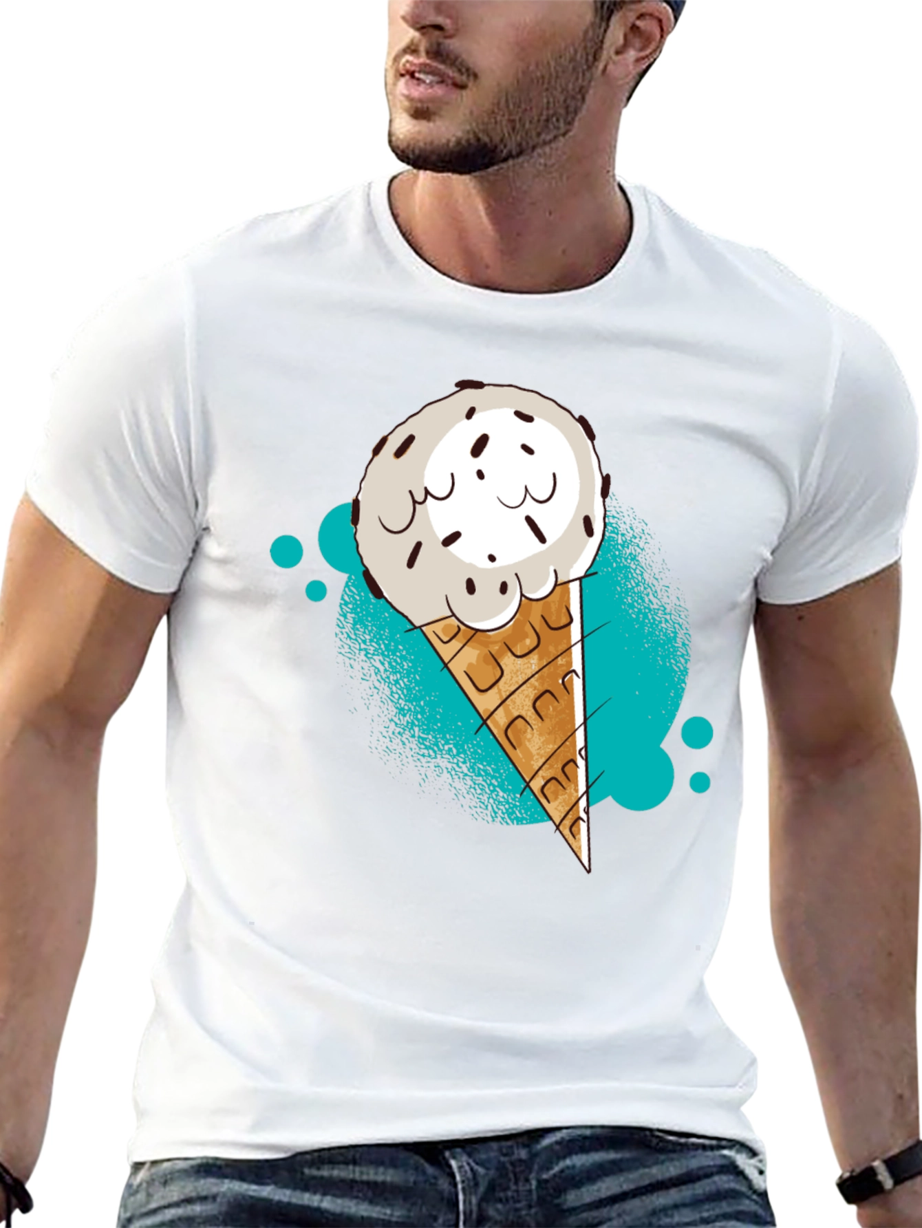 Ice Cream Graphic Tee - Cool Comfort