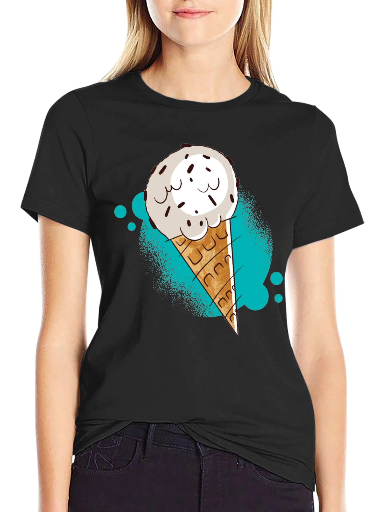 Ice Cream Graphic Tee - Cool Comfort