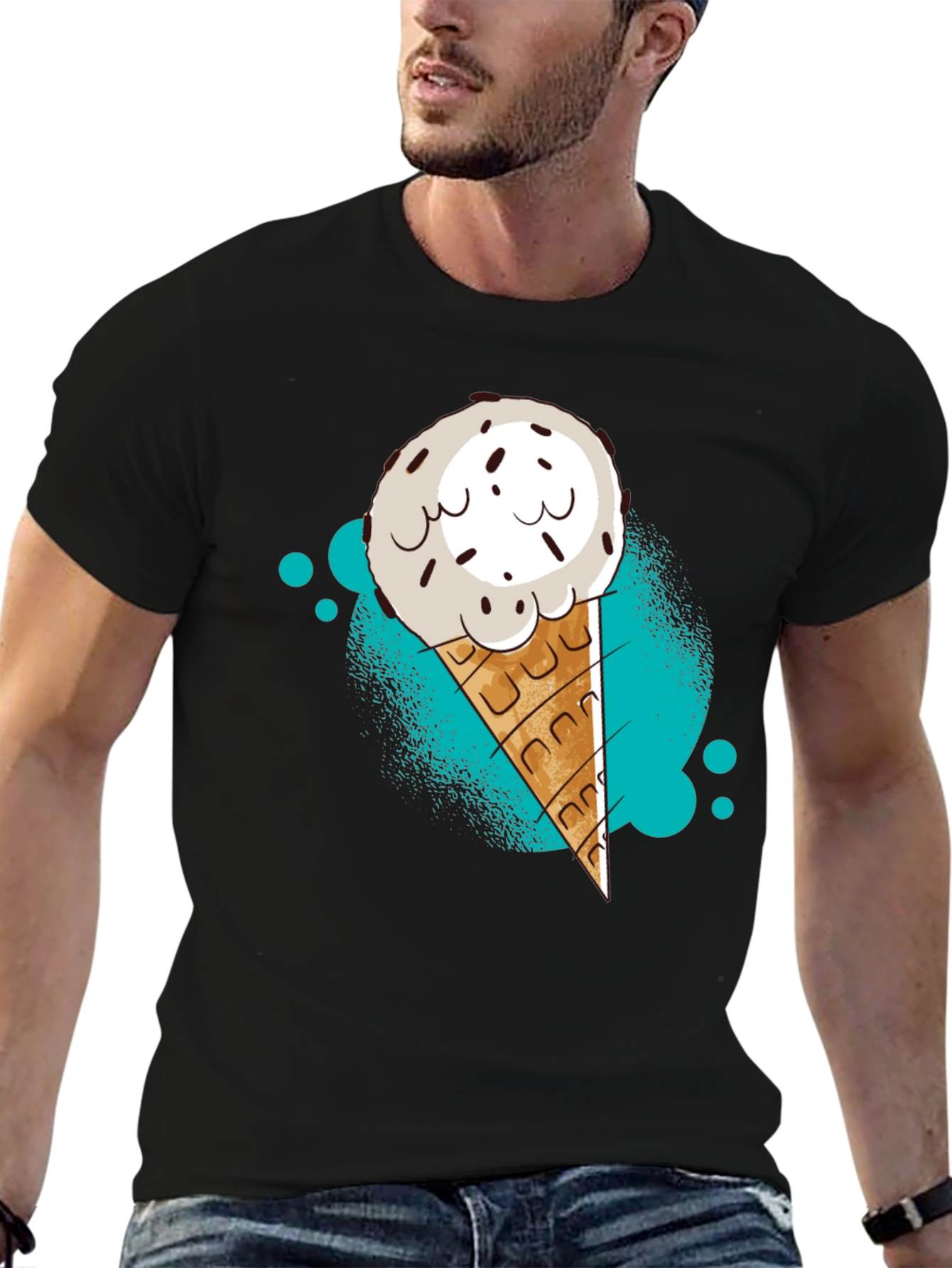 Ice Cream Graphic Tee - Cool Comfort