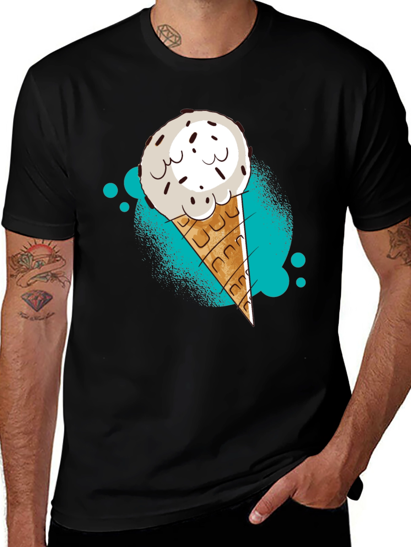 Ice Cream Graphic Tee - Cool Comfort