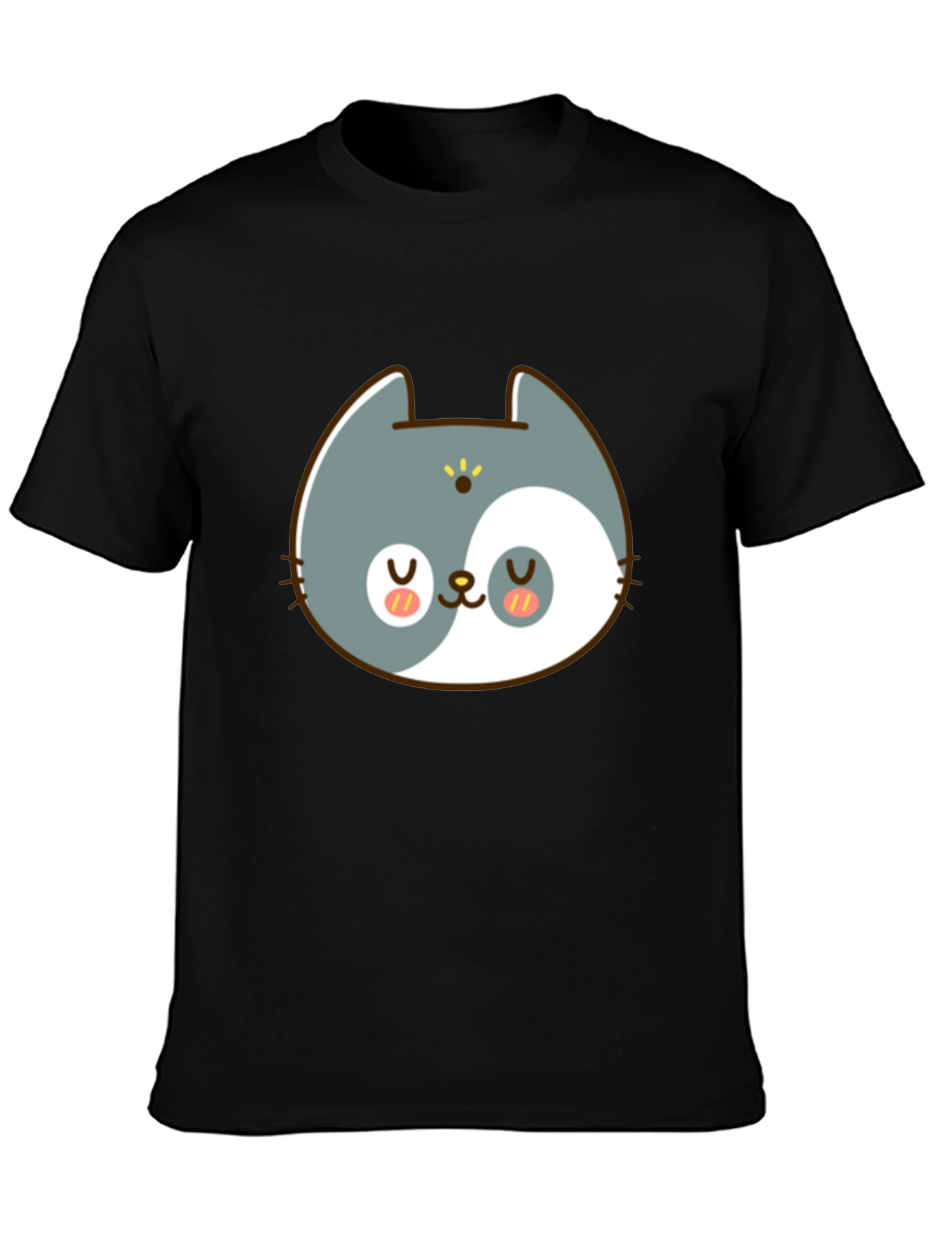 Yin Yang Cat T-Shirt - Harmony & Style