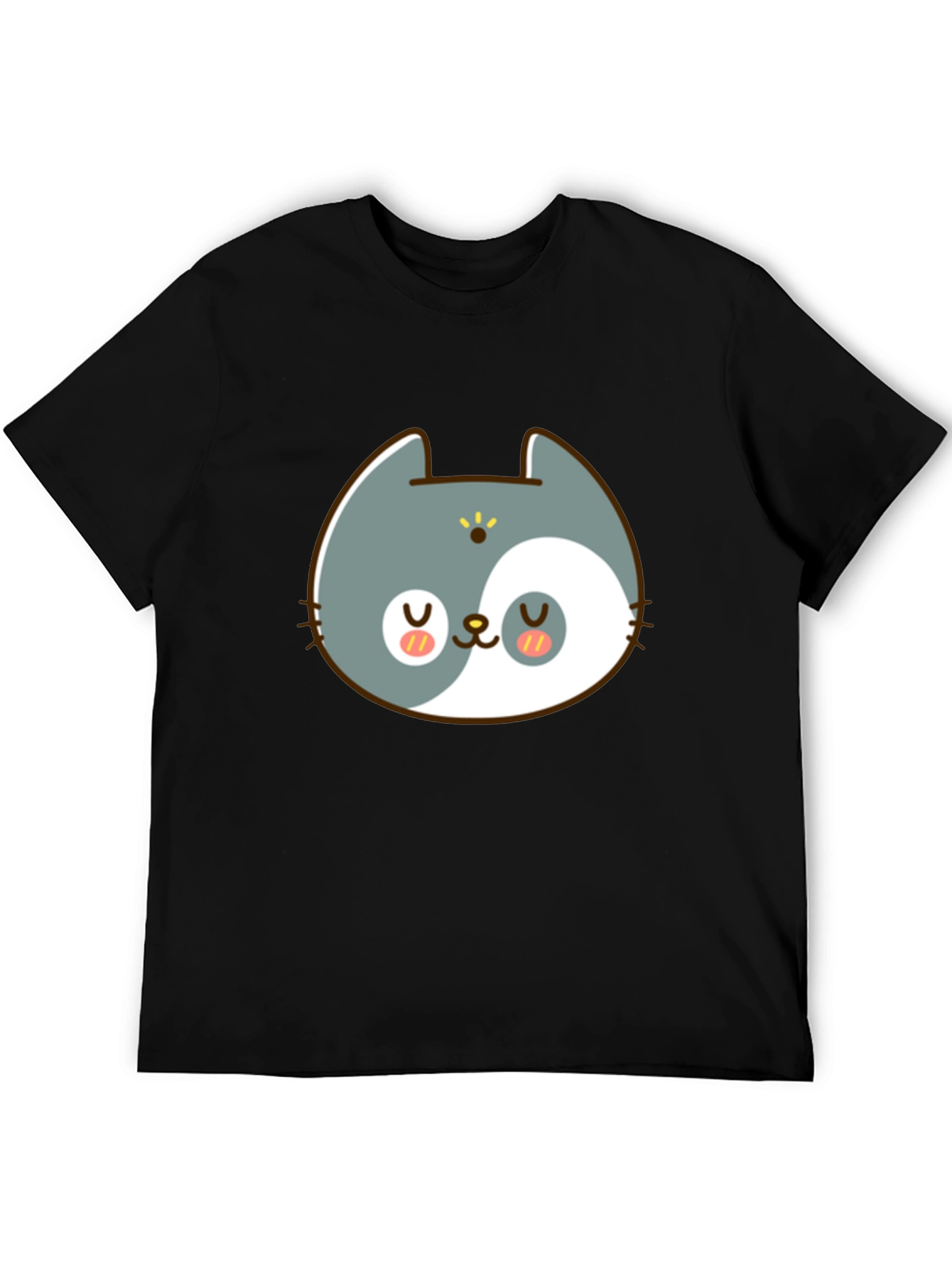 Yin Yang Cat T-Shirt - Harmony & Style