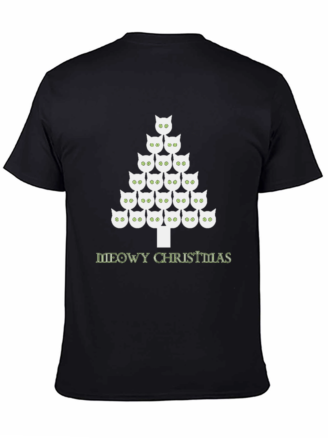 Meowy Christmas Cat Tree T-Shirt