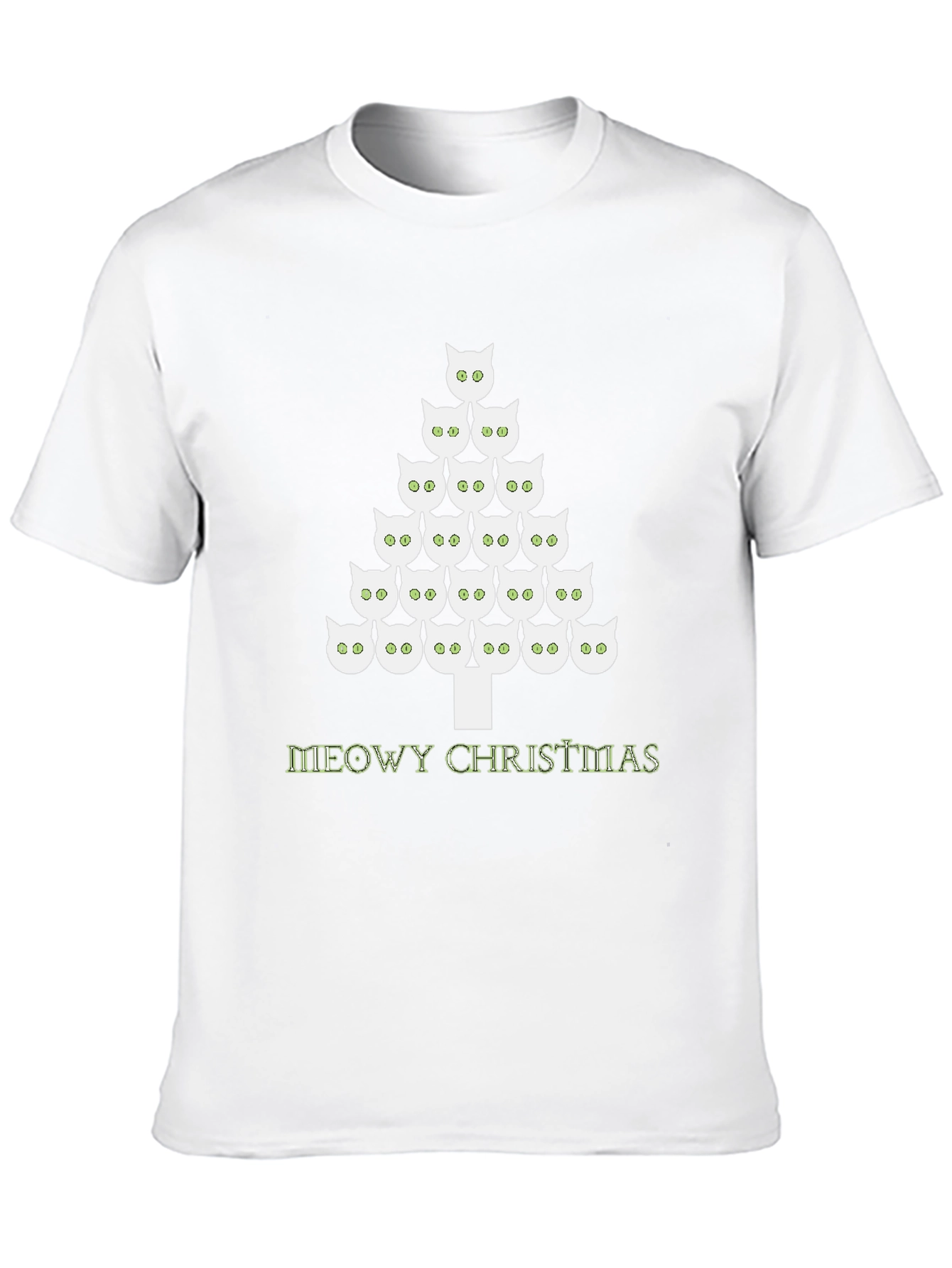 Meowy Christmas Cat Tree T-Shirt