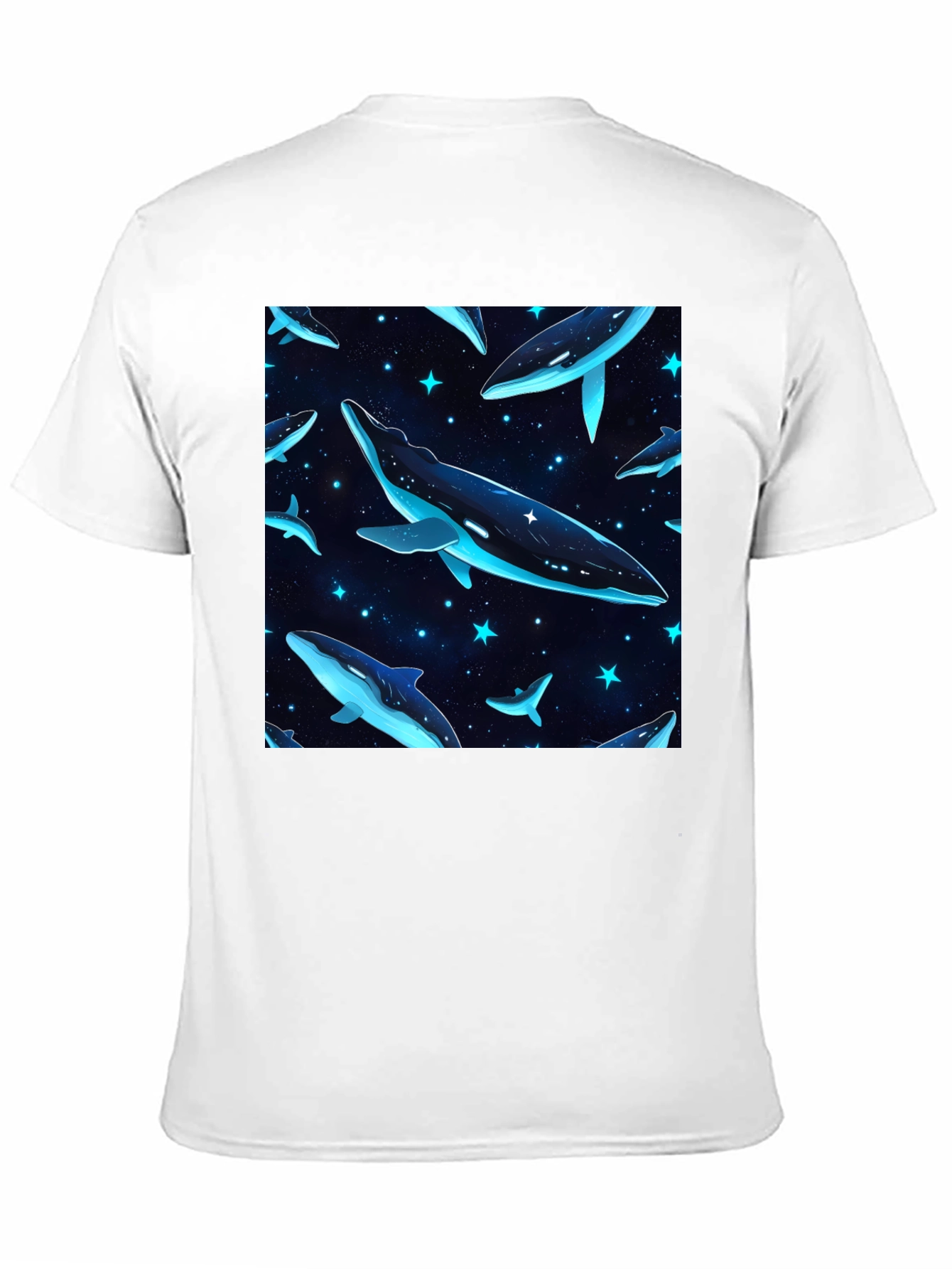 Cosmic Whale T-Shirt - Black