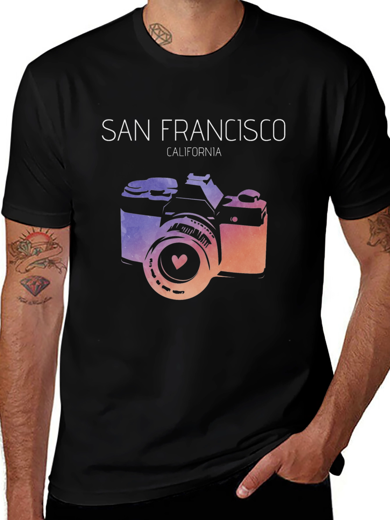 San Francisco Camera Graphic T-Shirt