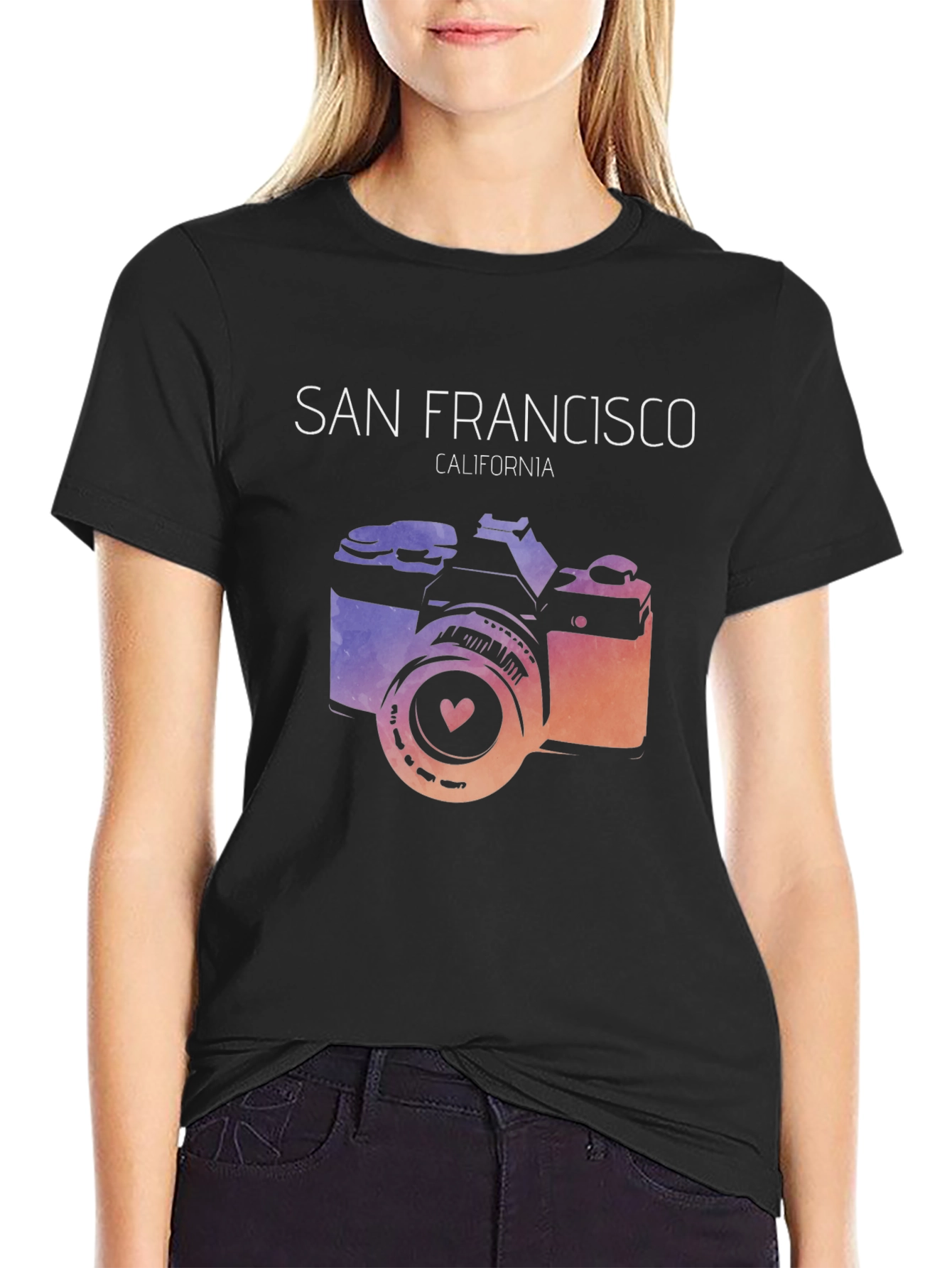 San Francisco Camera Graphic T-Shirt