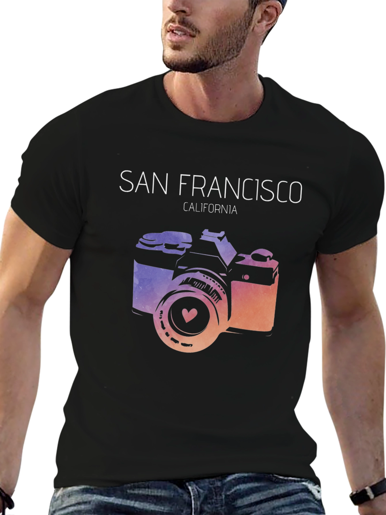 San Francisco Camera Graphic T-Shirt