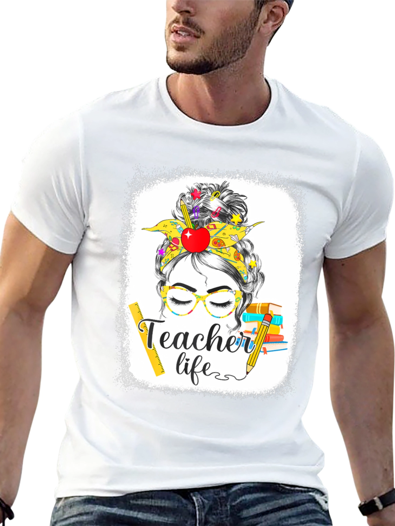 Teacher Life Graphic Tee - Unisex Casual T-Shirt