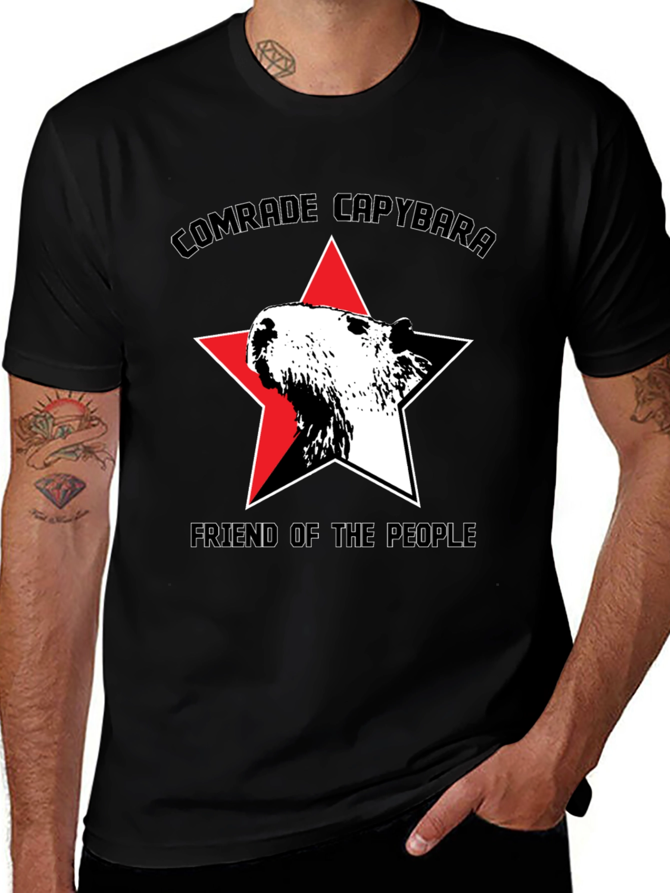 Comrade Capybara T-Shirt - Friend of the People
