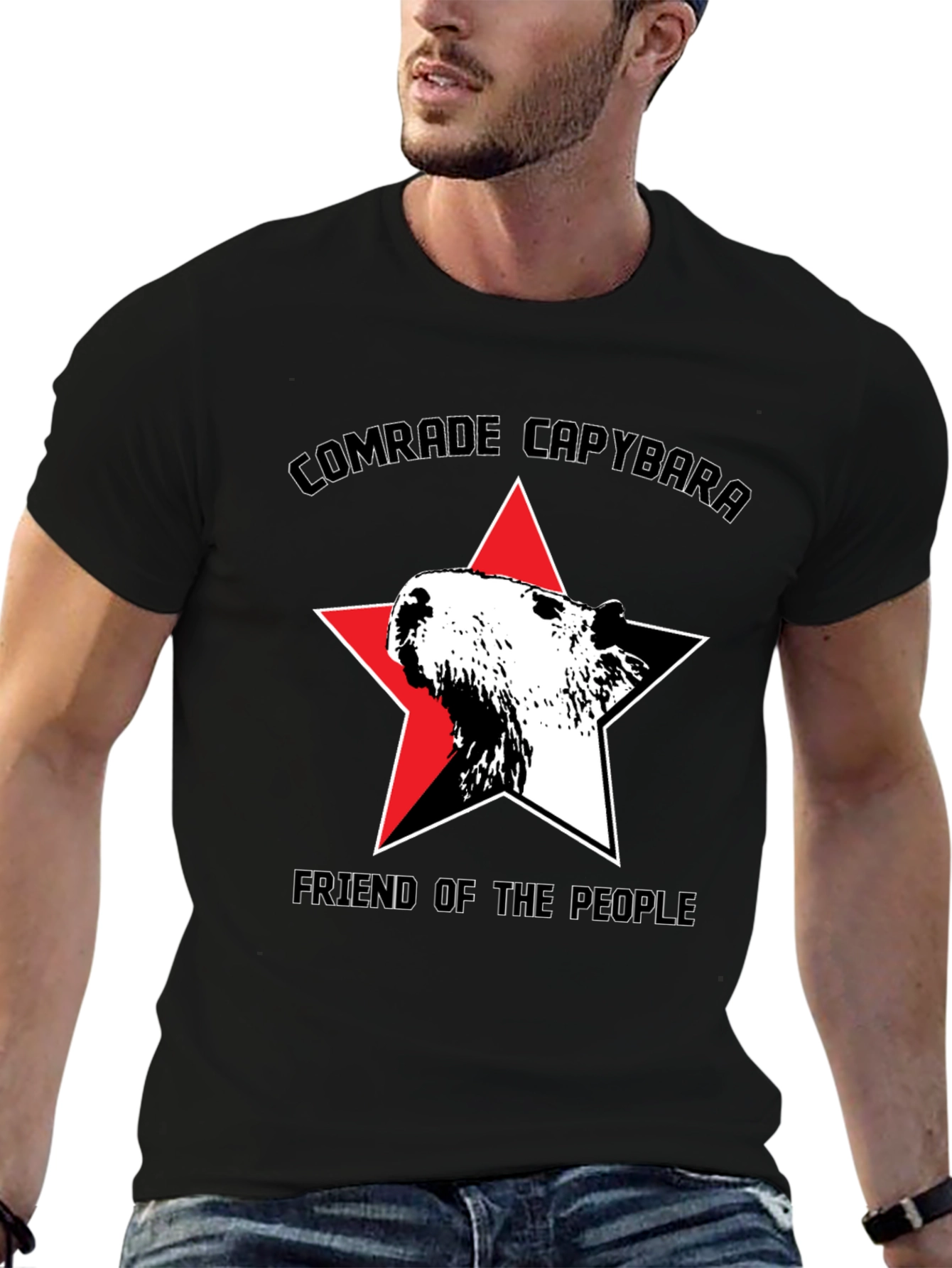 Comrade Capybara T-Shirt - Friend of the People