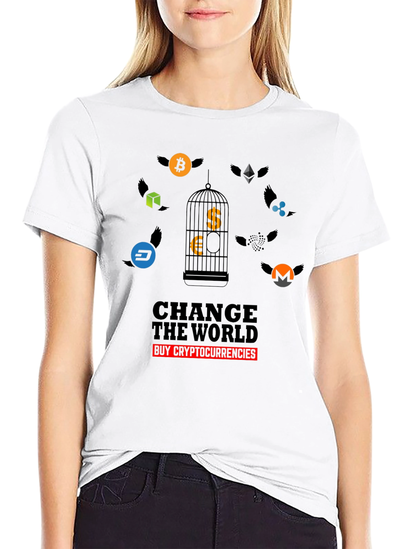 Change The World Crypto T-Shirt