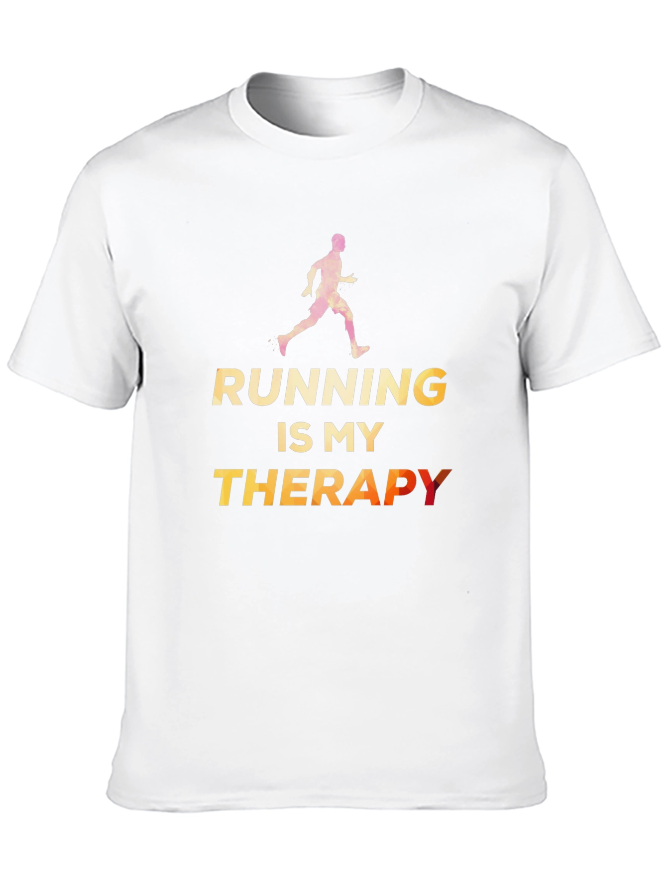Running is My Therapy Graphic Tee