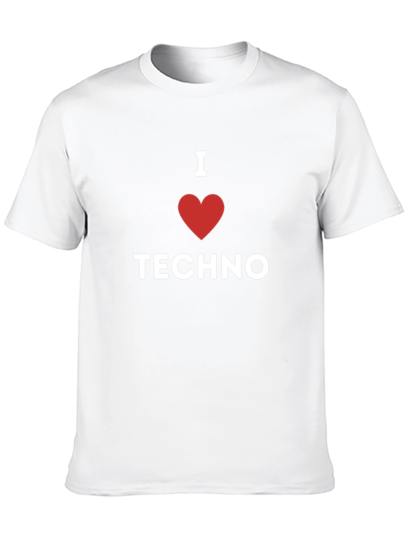 I Heart Techno T-Shirt - Music Lovers Tee