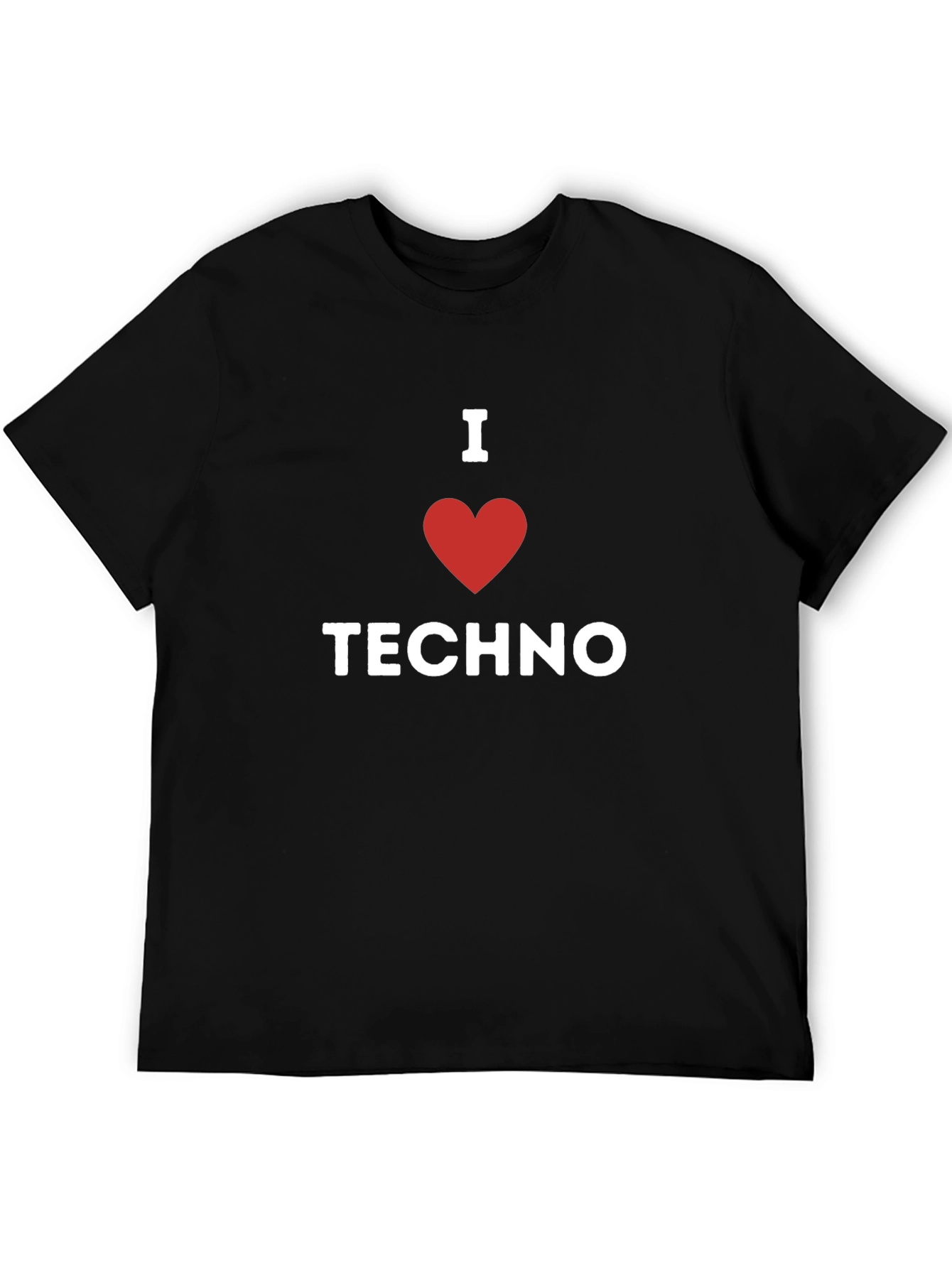 I Heart Techno T-Shirt - Music Lovers Tee