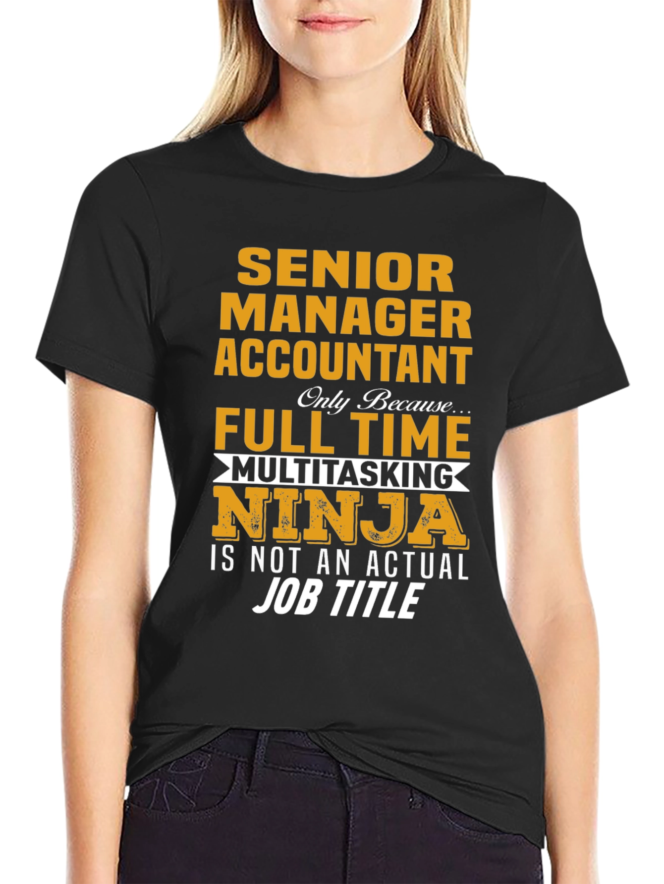Senior Manager Accountant Ninja T-Shirt