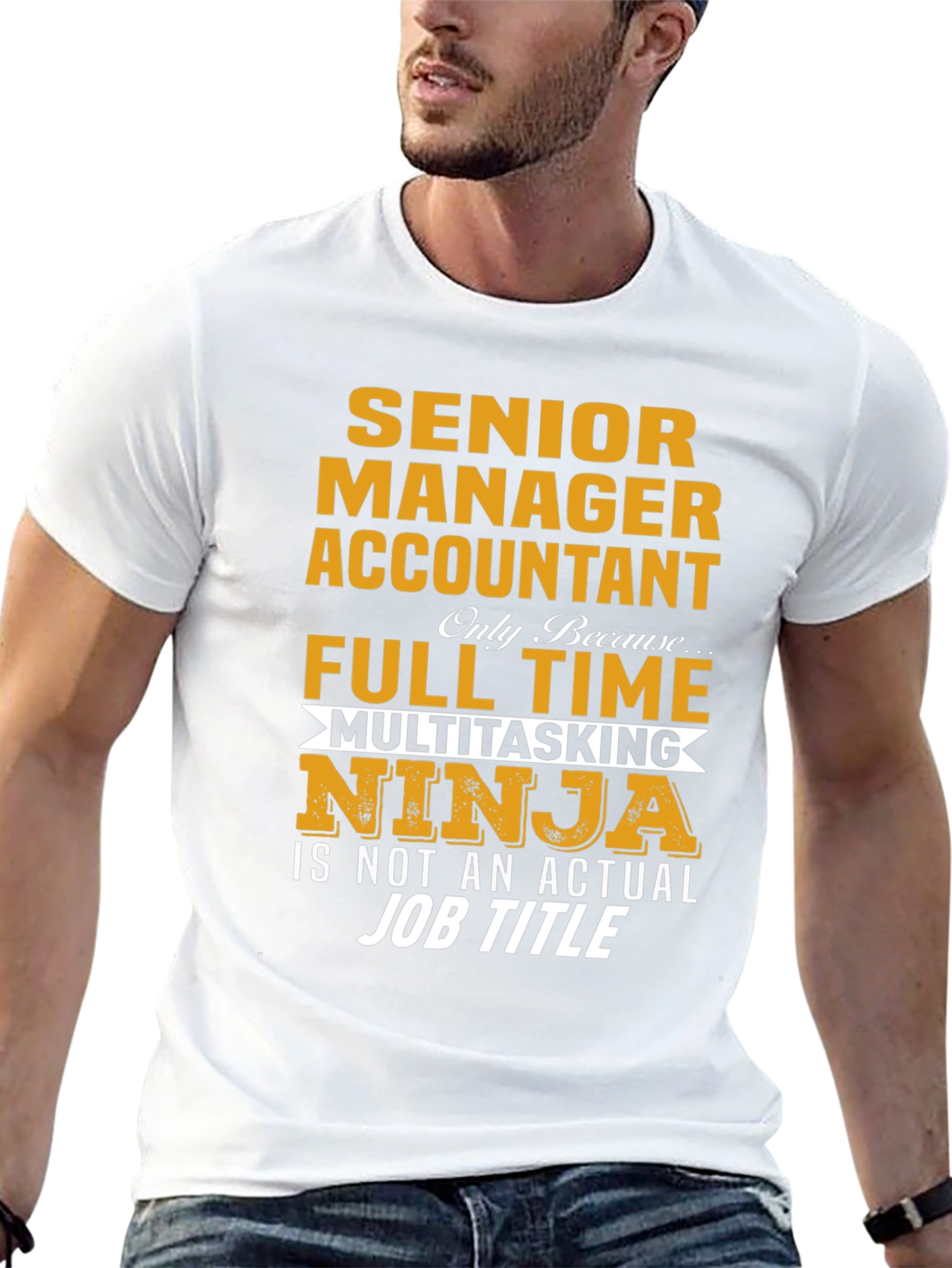 Senior Manager Accountant Ninja T-Shirt