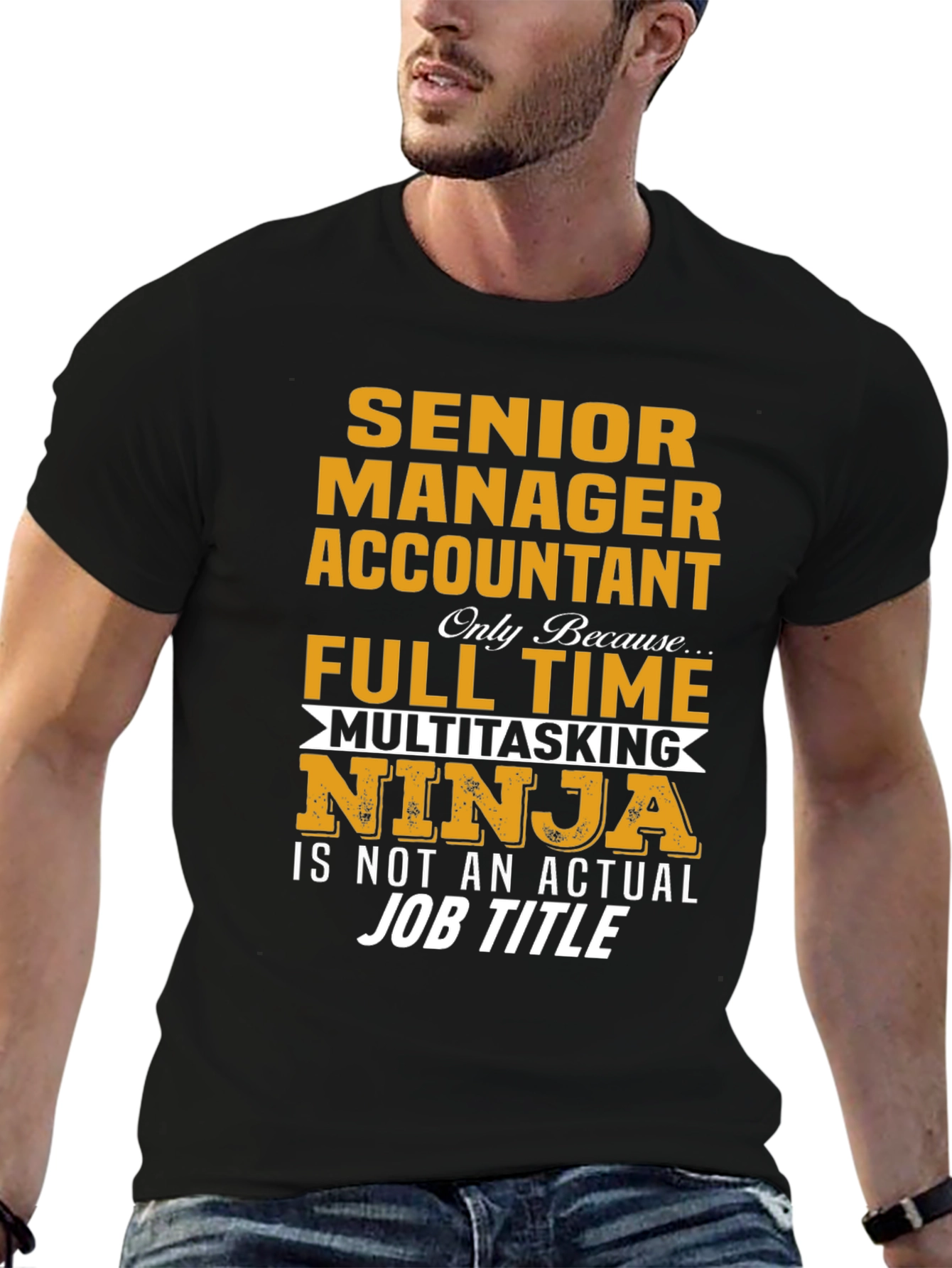 Senior Manager Accountant Ninja T-Shirt