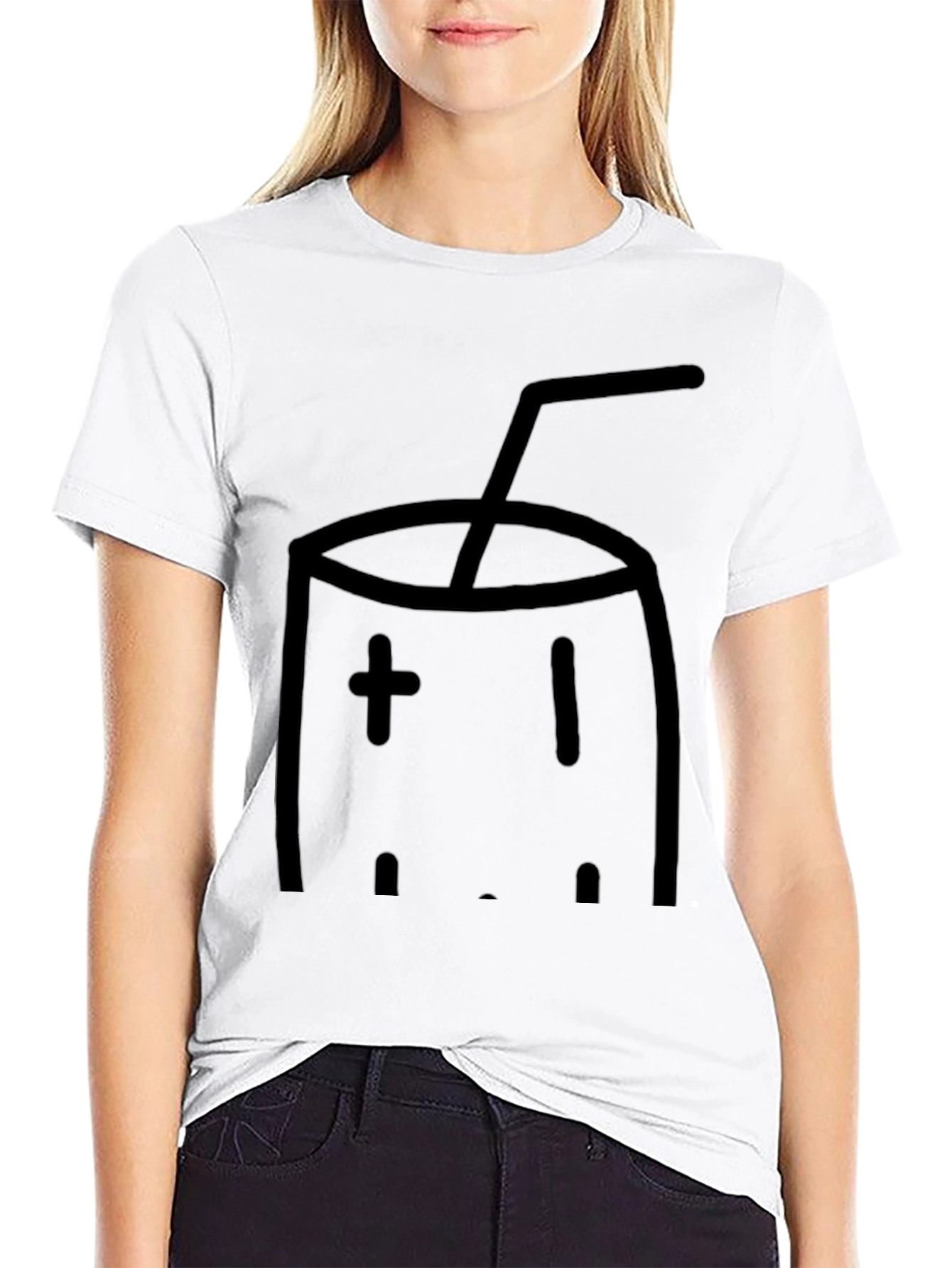 Retro Game Drink T-Shirt - Cool Casual Tee