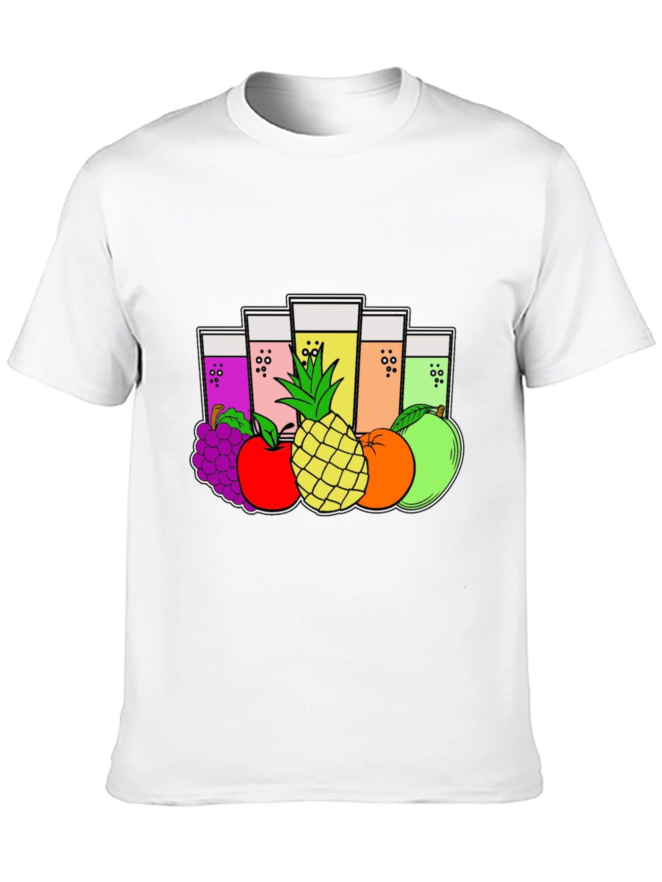 Fruity Juice Graphic Tee - Black T-Shirt