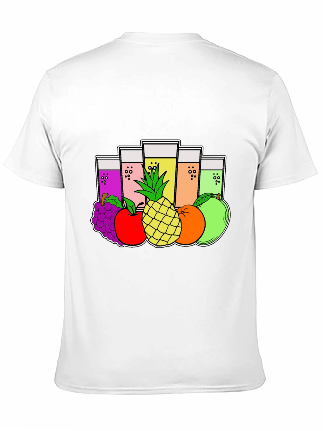 Fruity Juice Graphic Tee - Black T-Shirt