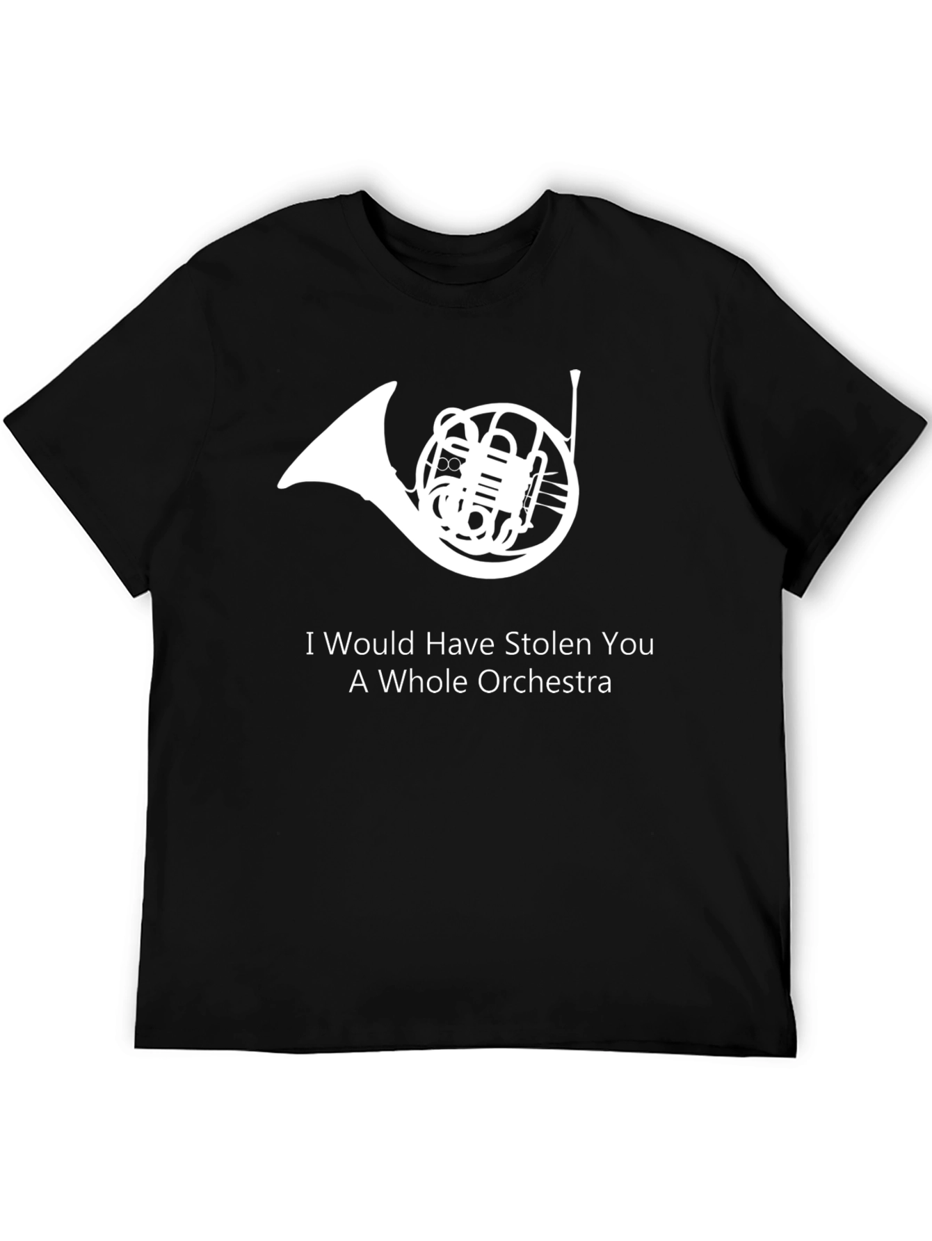 Orchestra Horn Black T-Shirt