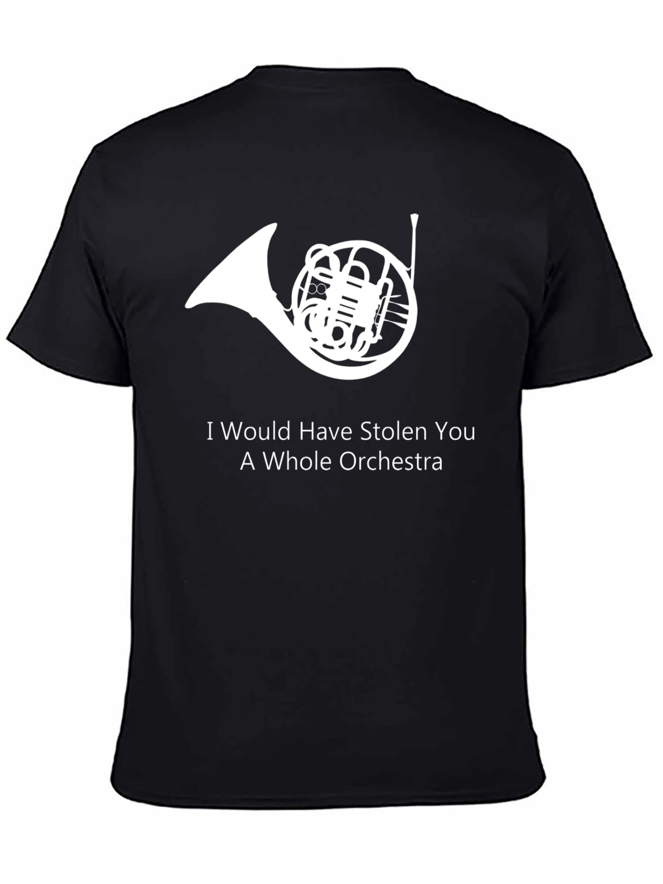 Orchestra Horn Black T-Shirt