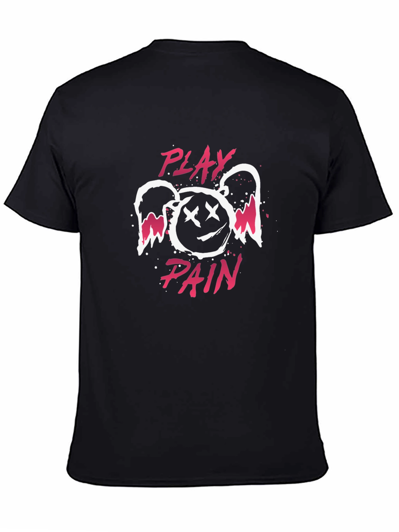 Play Pain Graphic Tee - Black Unisex T-Shirt