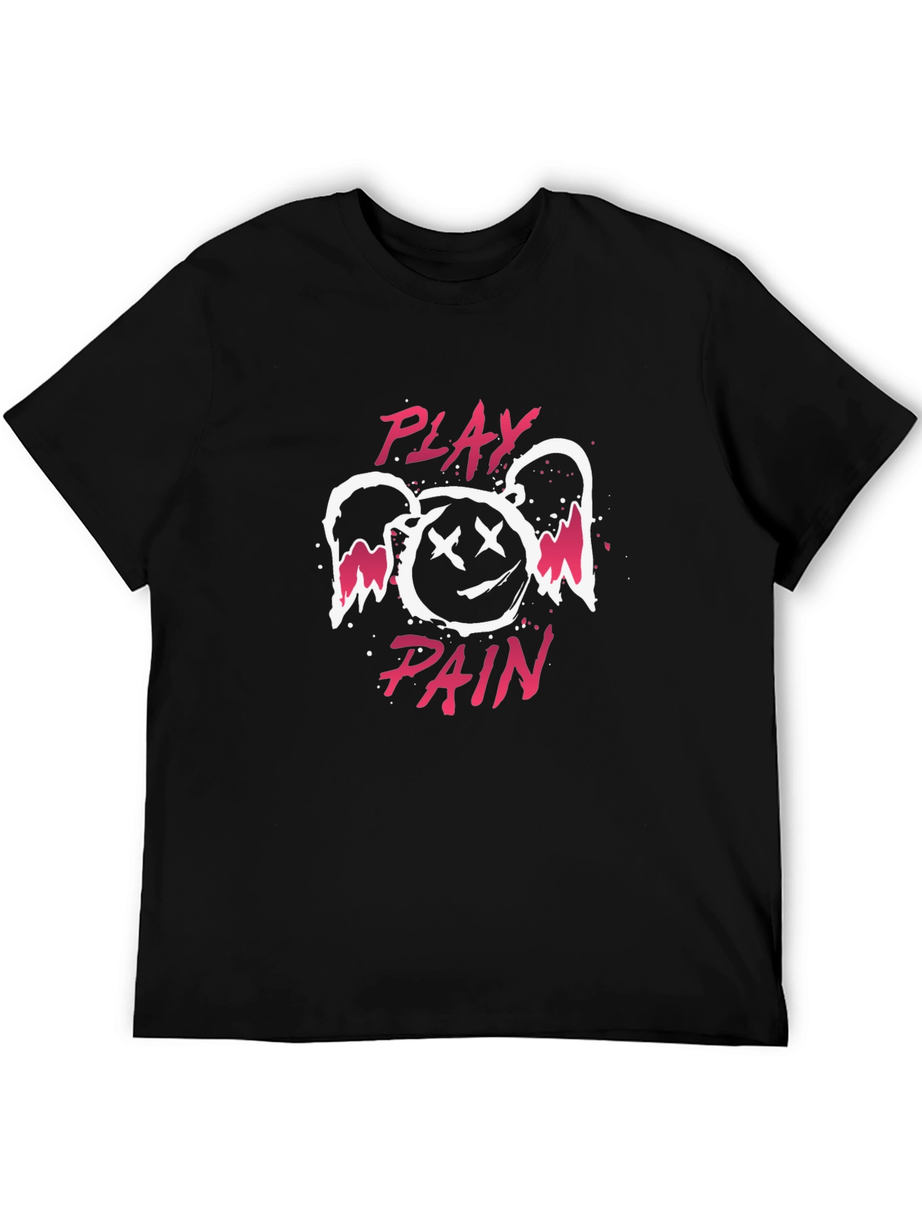 Play Pain Graphic Tee - Black Unisex T-Shirt