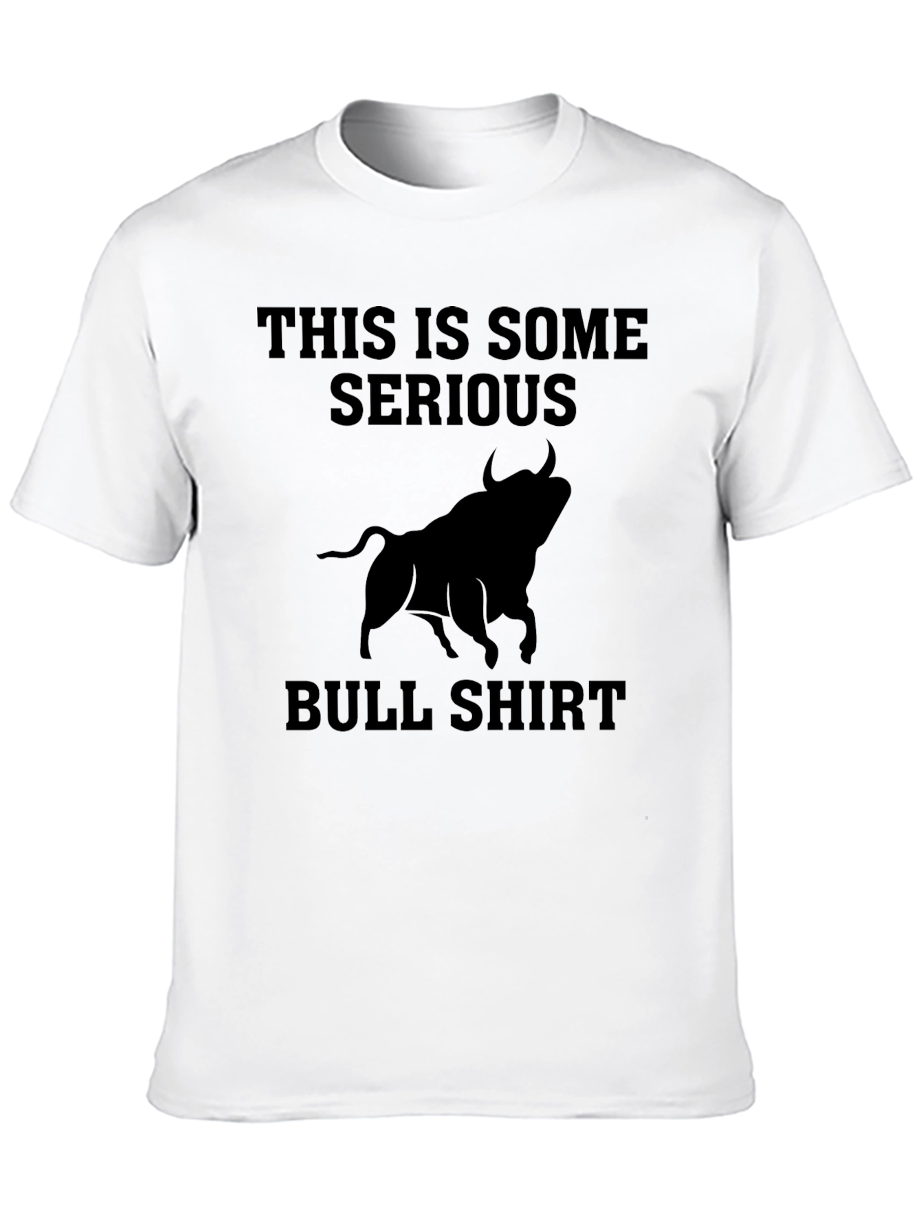 Serious Bull Shirt - Funny Graphic Tee
