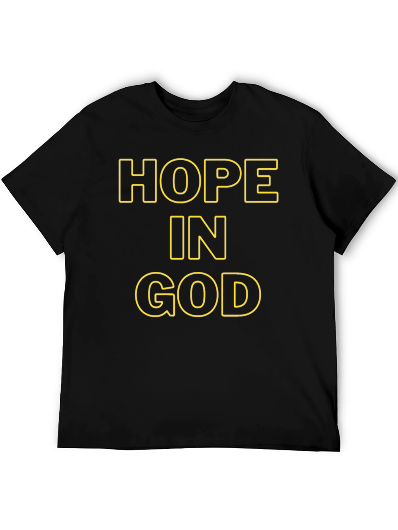 Hope In God Black T-Shirt