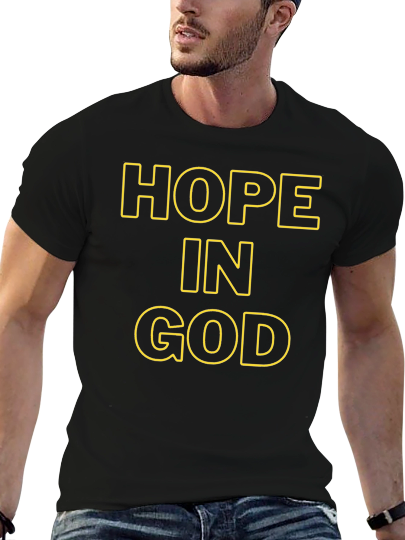 Hope In God Black T-Shirt