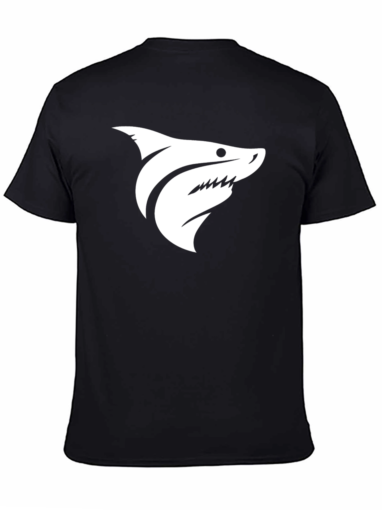 Cool Shark Graphic Black T-Shirt