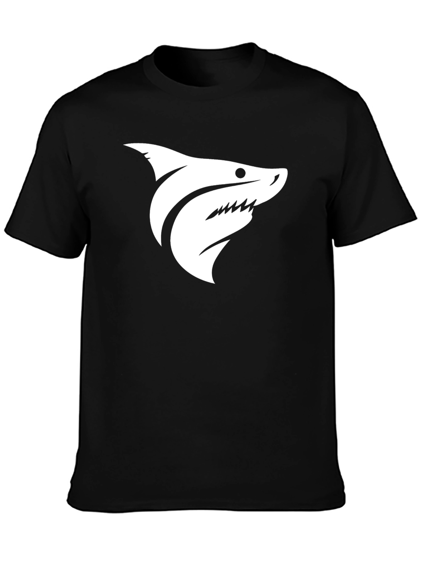 Cool Shark Graphic Black T-Shirt