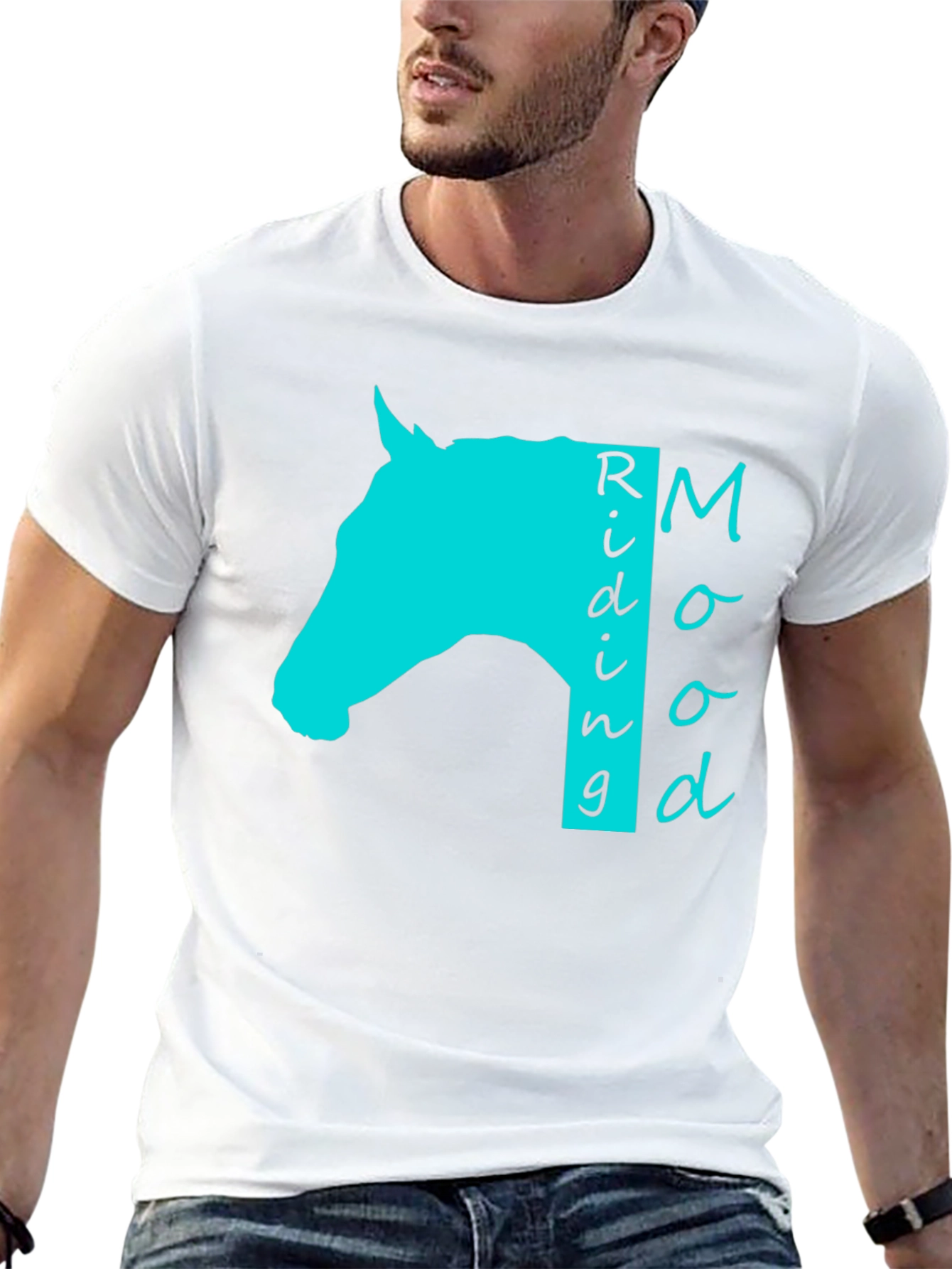 Riding Mood Tee - Equestrian Lifestyle Black T-Shirt