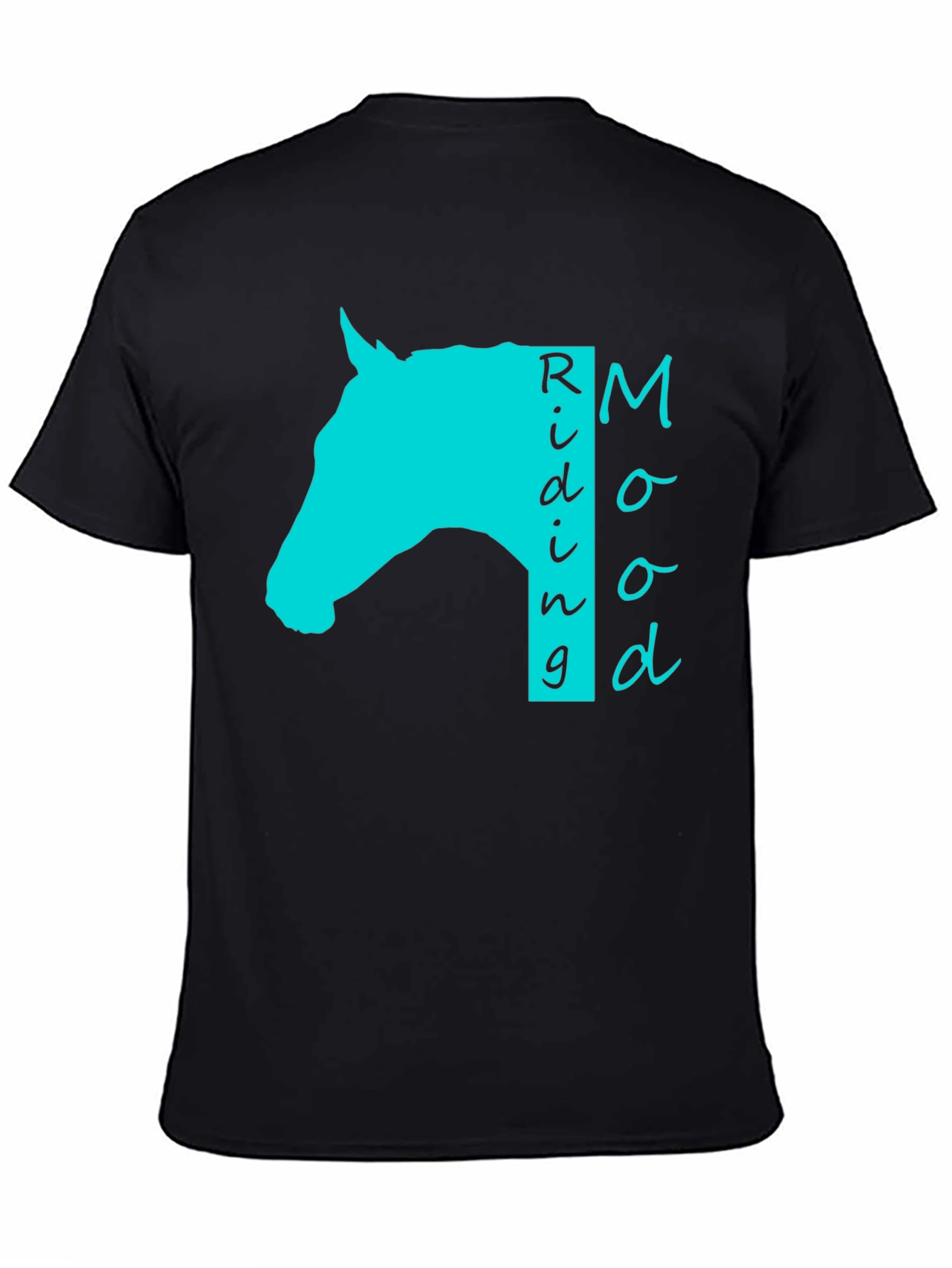 Riding Mood Tee - Equestrian Lifestyle Black T-Shirt