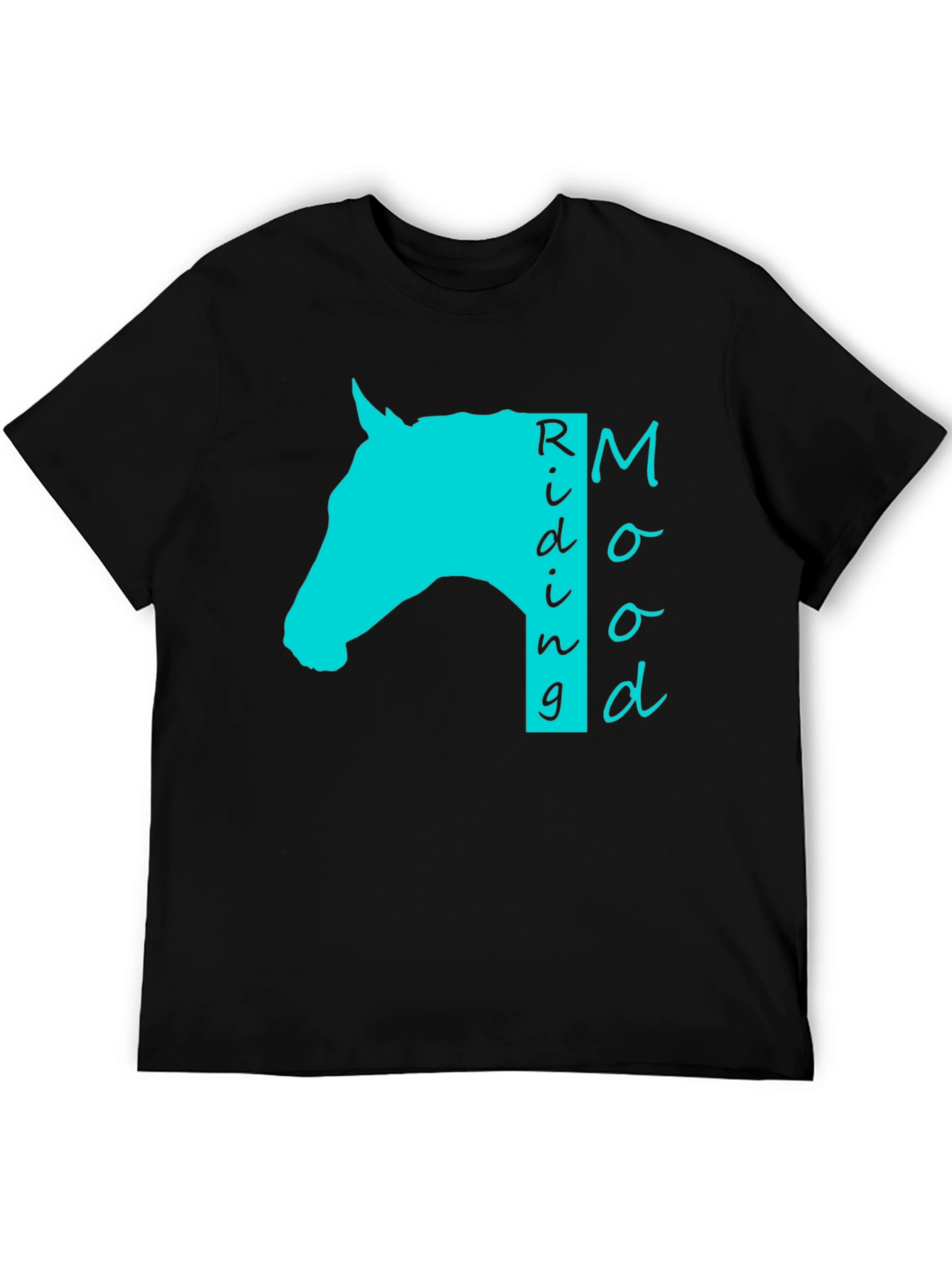 Riding Mood Tee - Equestrian Lifestyle Black T-Shirt