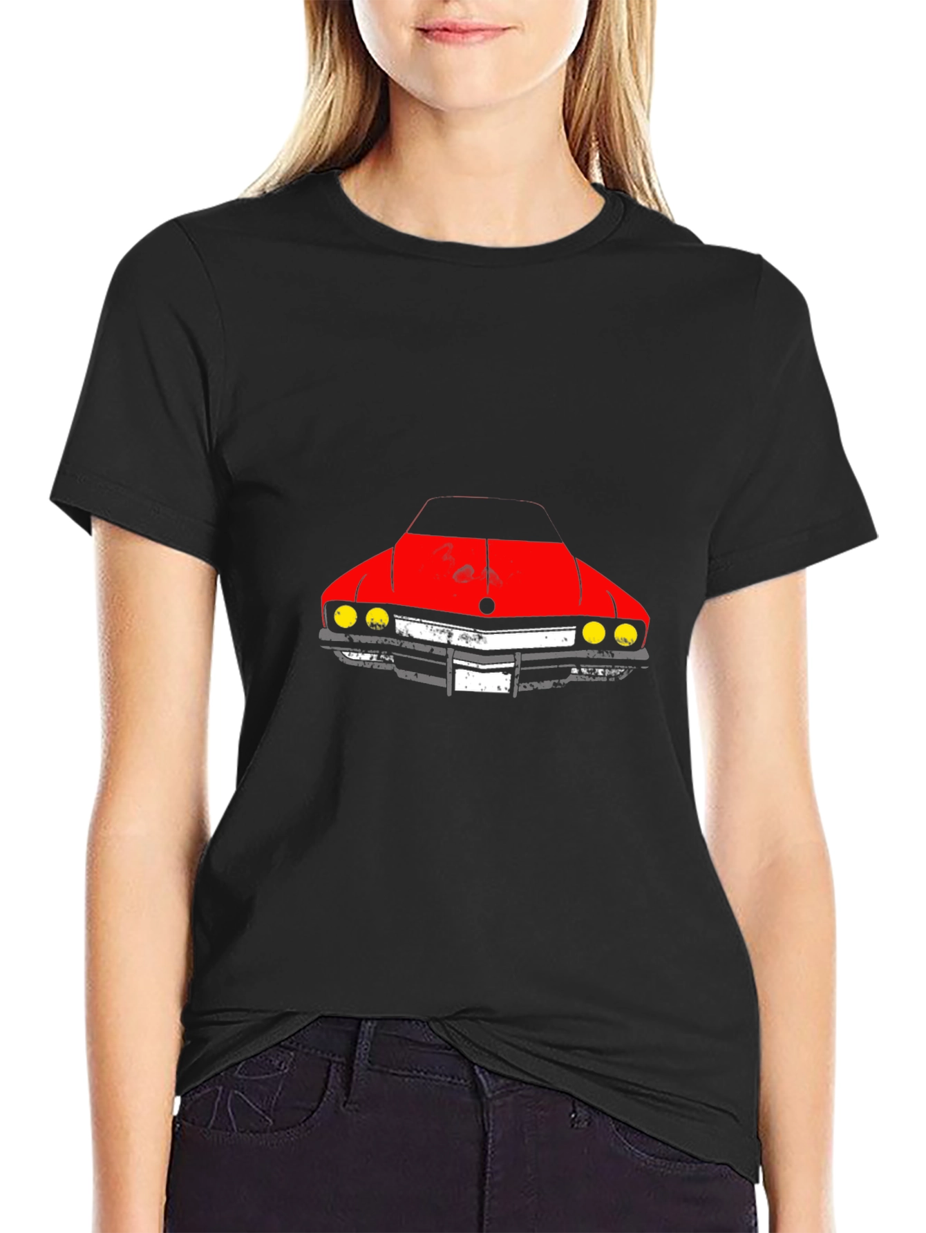 Classic Car Graphic Tee - Black