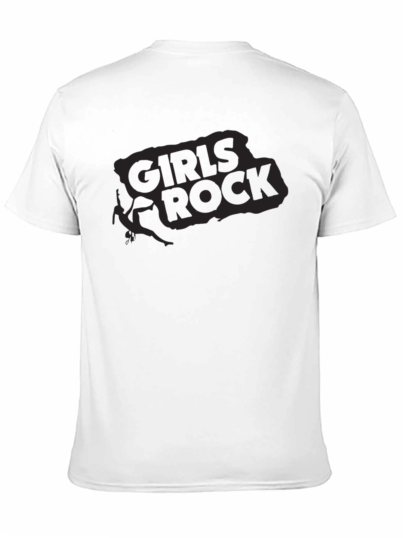 Girls Rock Graphic Tee - Black Cotton