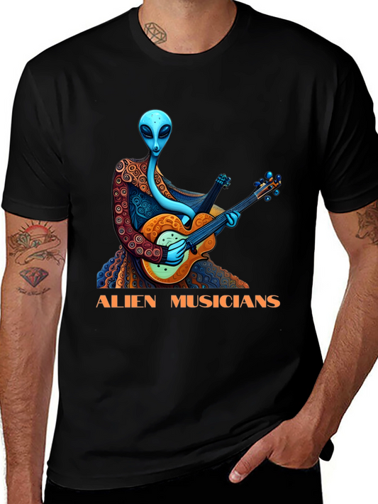 Alien Musicians Graphic T-Shirt