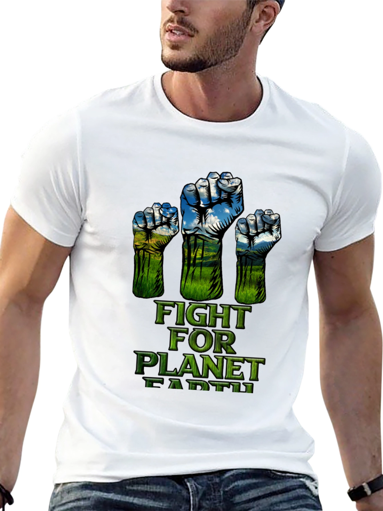 Fight for Planet Earth Graphic T-Shirt