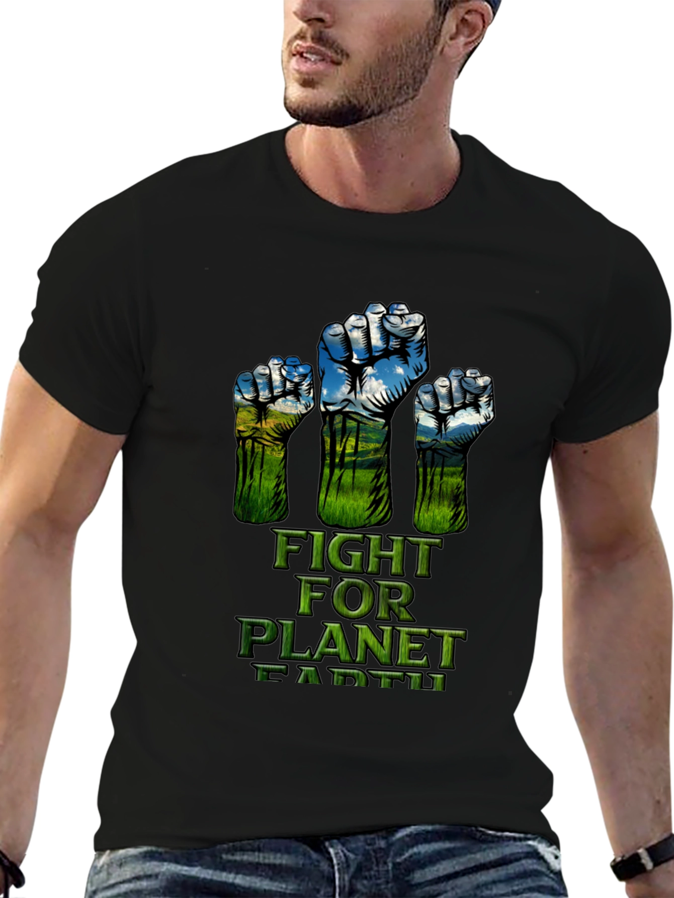 Fight for Planet Earth Graphic T-Shirt