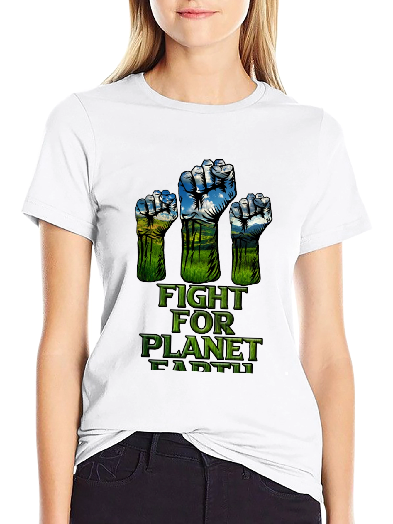 Fight for Planet Earth Graphic T-Shirt